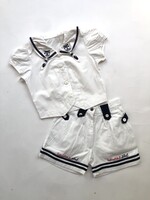Vintage White Sailor set 3-4y