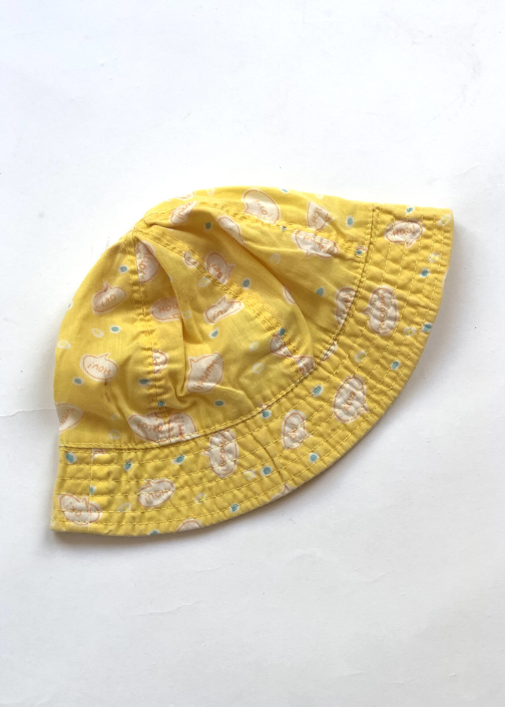 Vintage Yellow baby hat  0-1y
