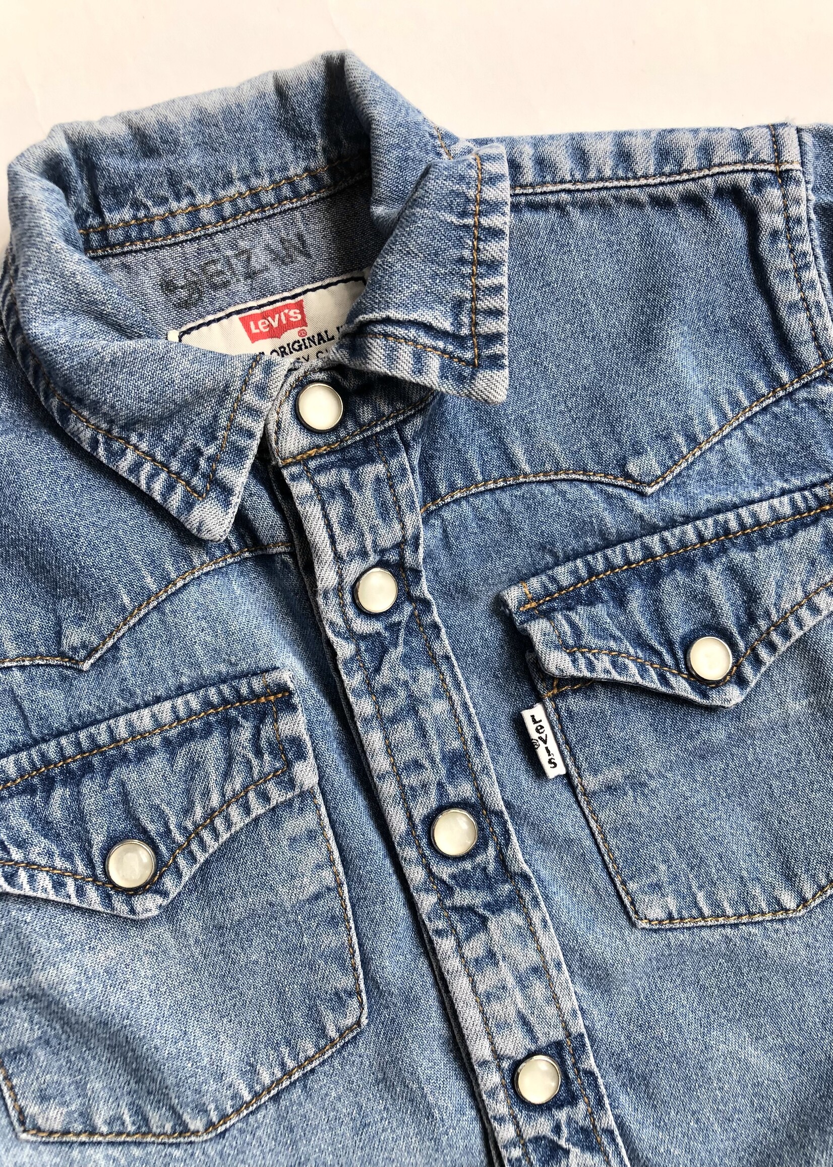 Levi's White Tab blouse 9m