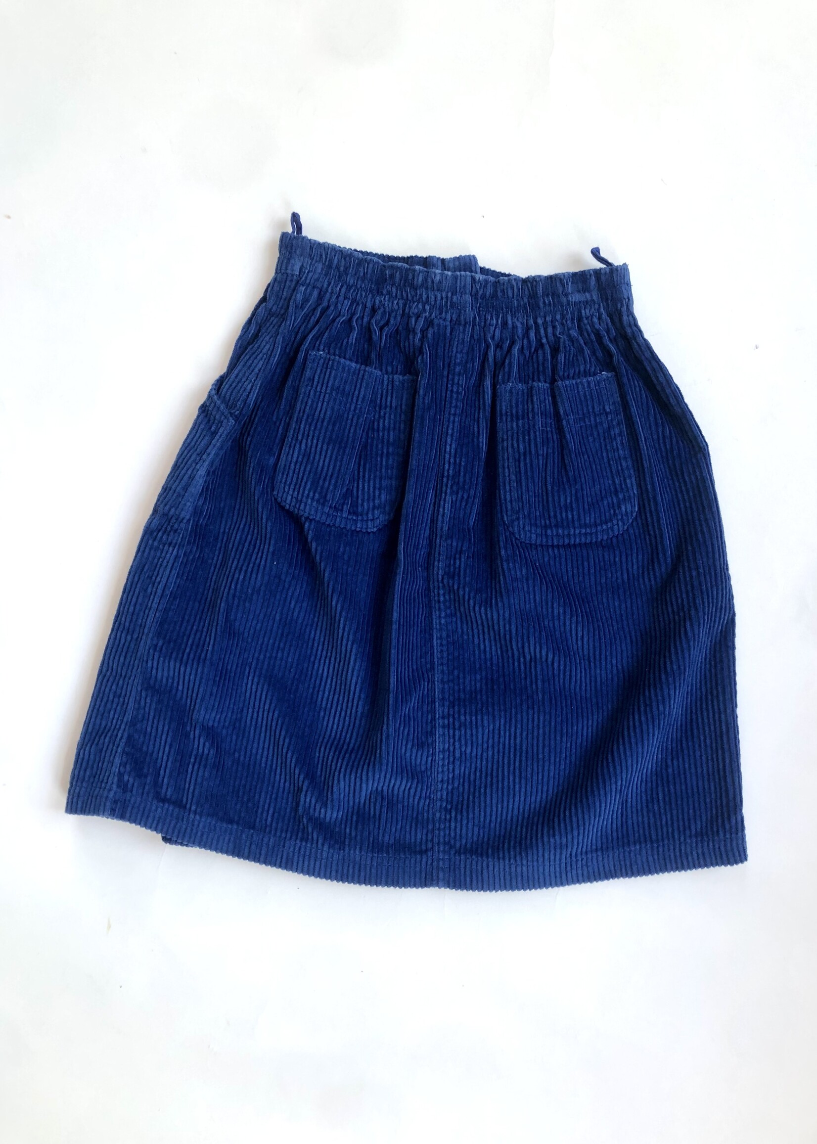 Vintage Cobalt blue velvet skirt 10y