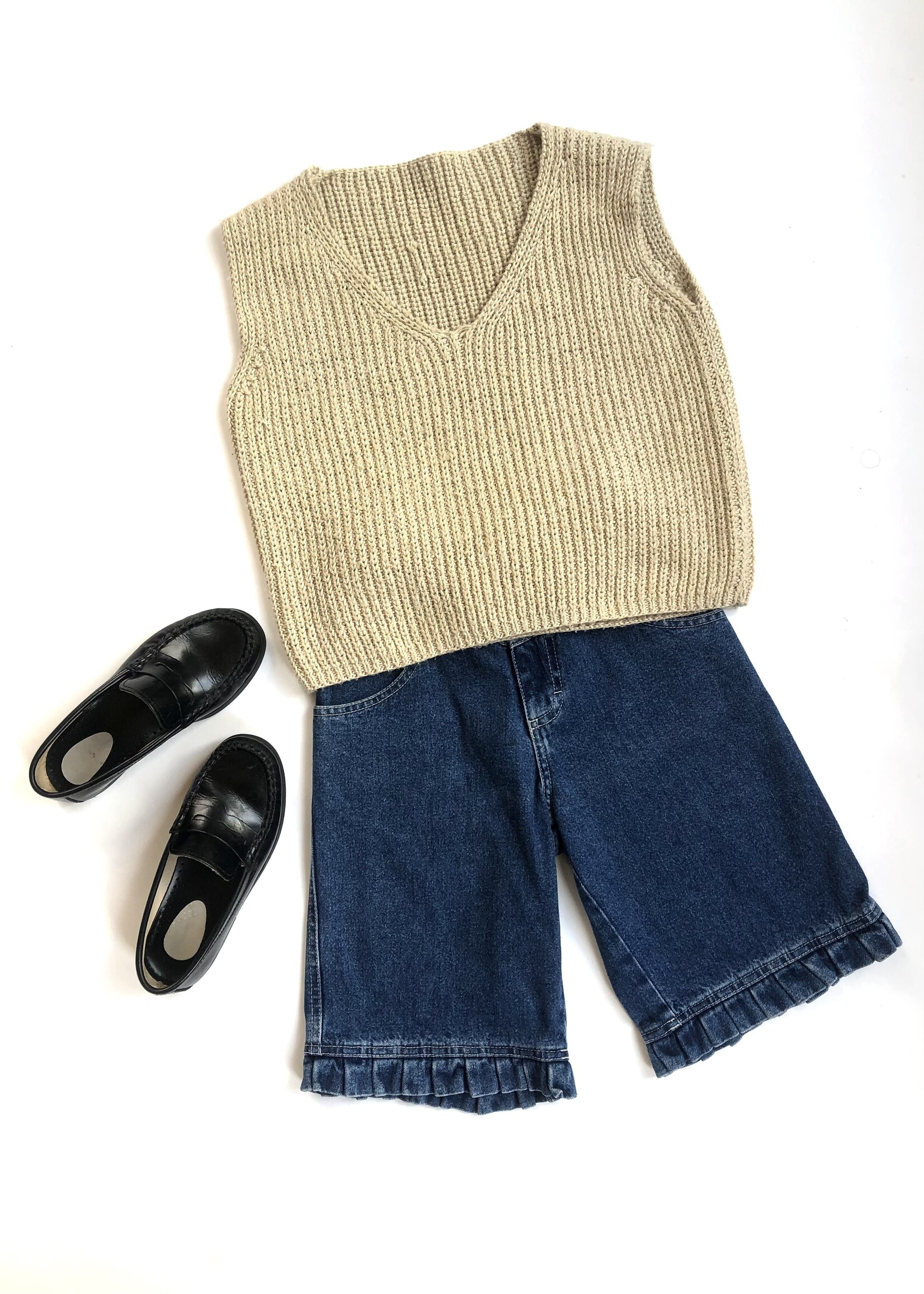 Handmade Sandy Spencer 6-8y
