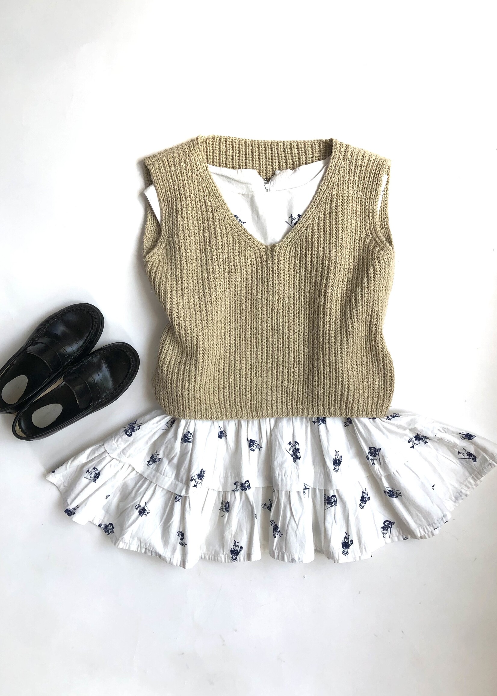 Handmade Sandy Spencer 6-8y