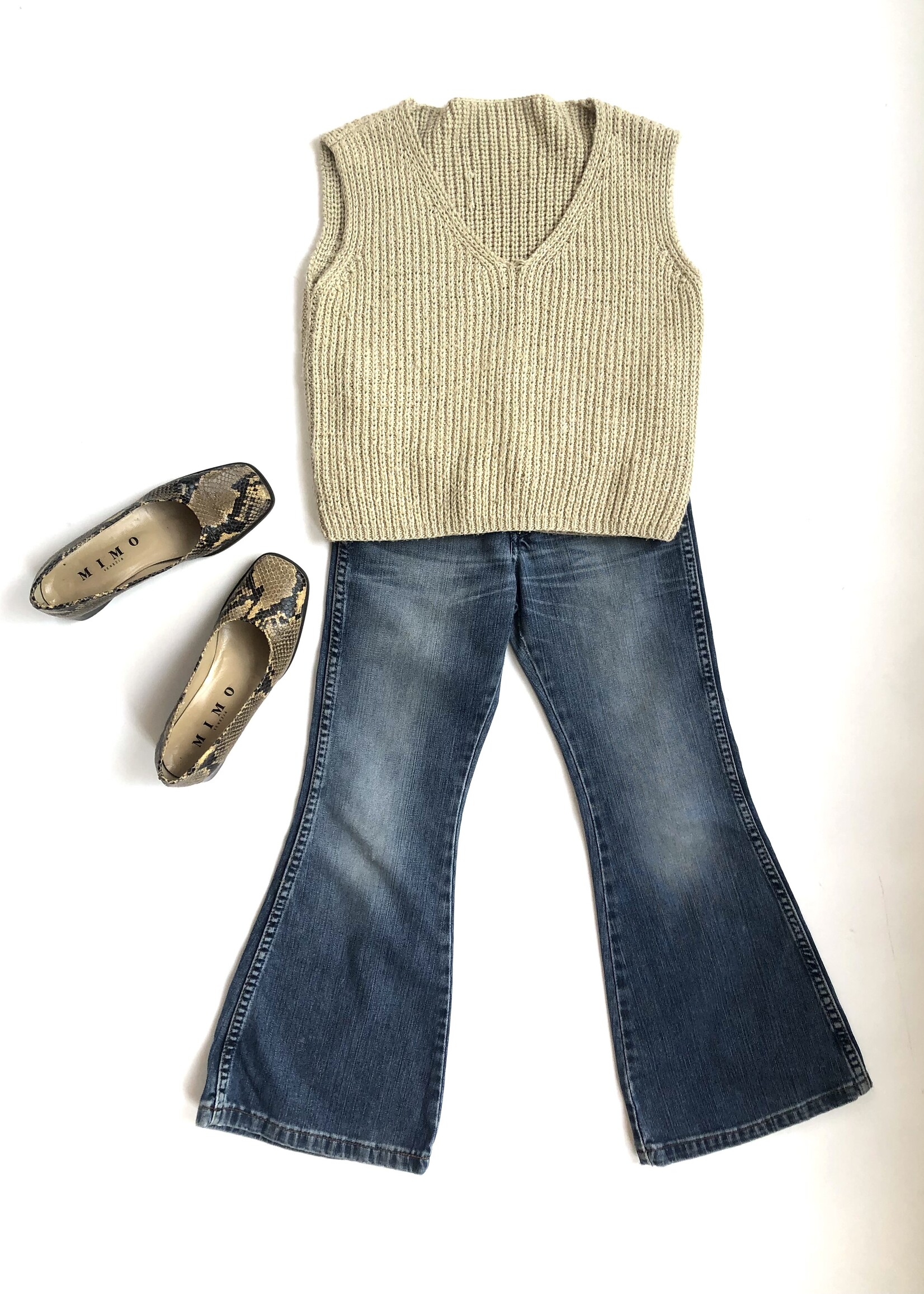Handmade Sandy Spencer 6-8y