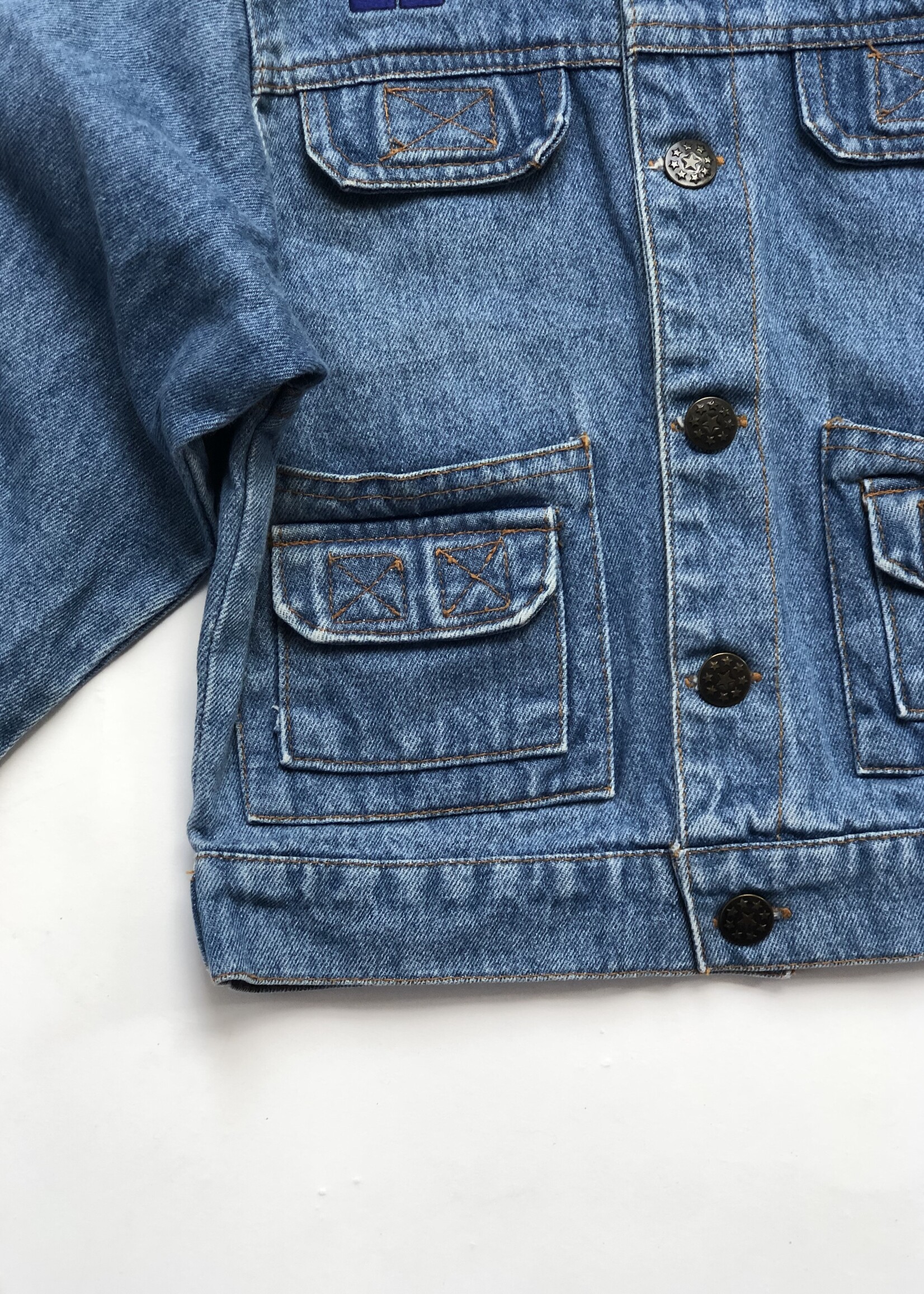 Vintage Denim jacket with bears 3-4y