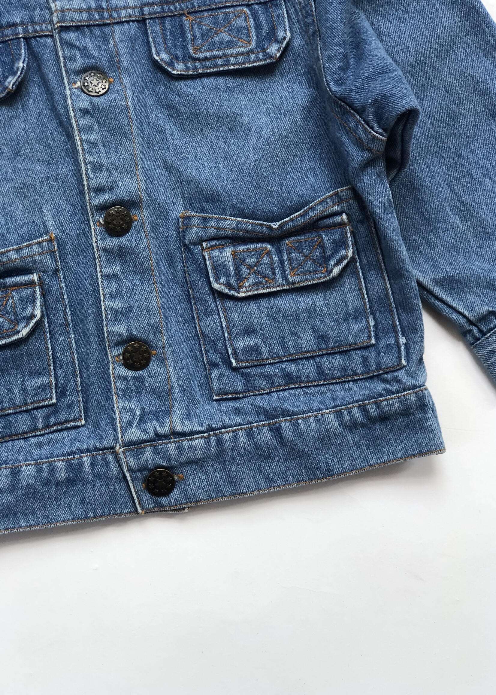 Vintage Denim jacket with bears 3-4y