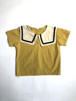 Modern Ocher Yellow Sailor Top 3-4y