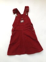 OshKosh Rare Red velvet dress 4y