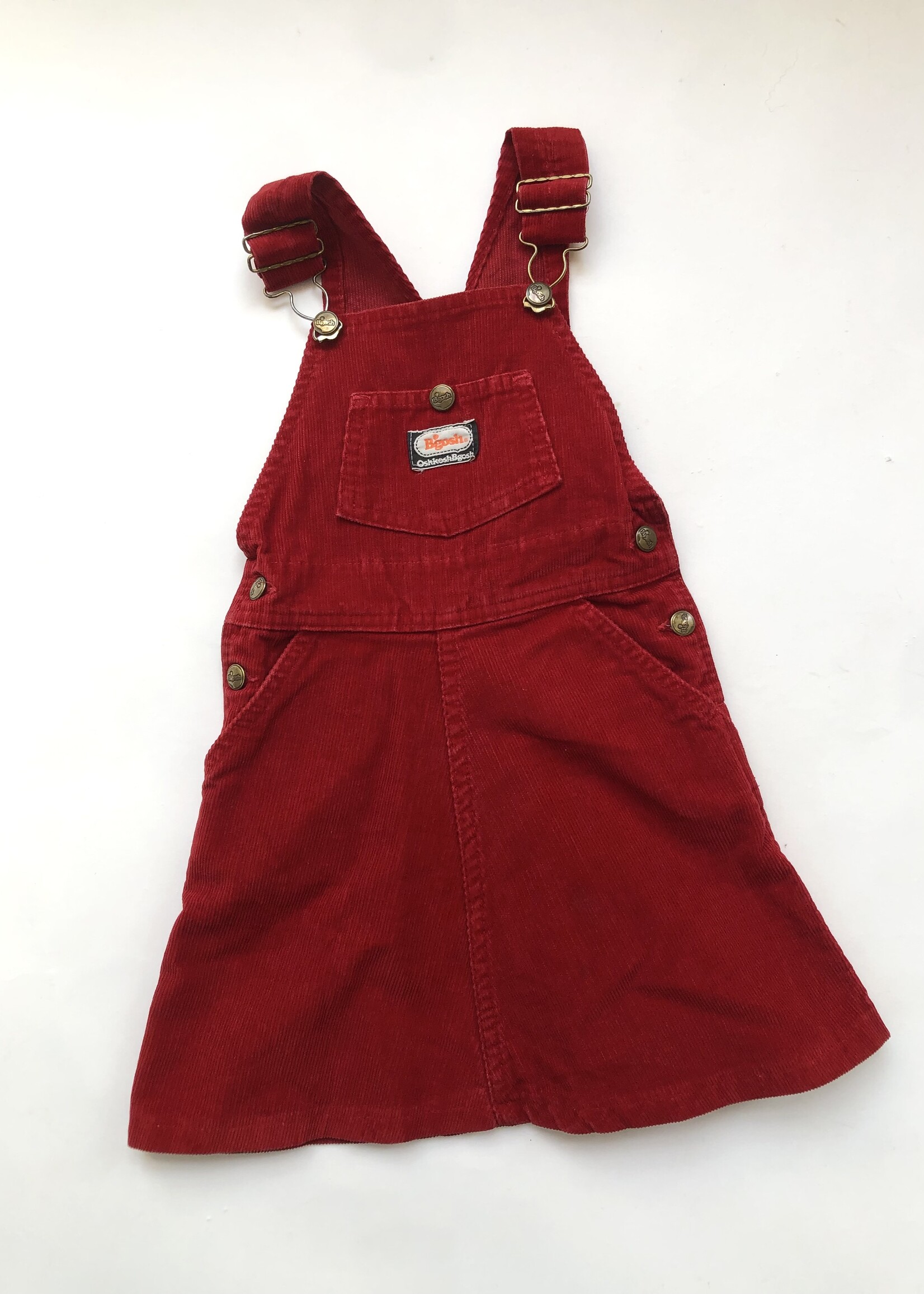 OshKosh Rare Red velvet dress 4y
