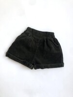 Vintage Army green velvet short 2-3y