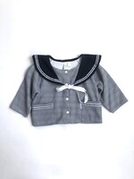 Vintage Striped sailor top/cardigan 18-24m