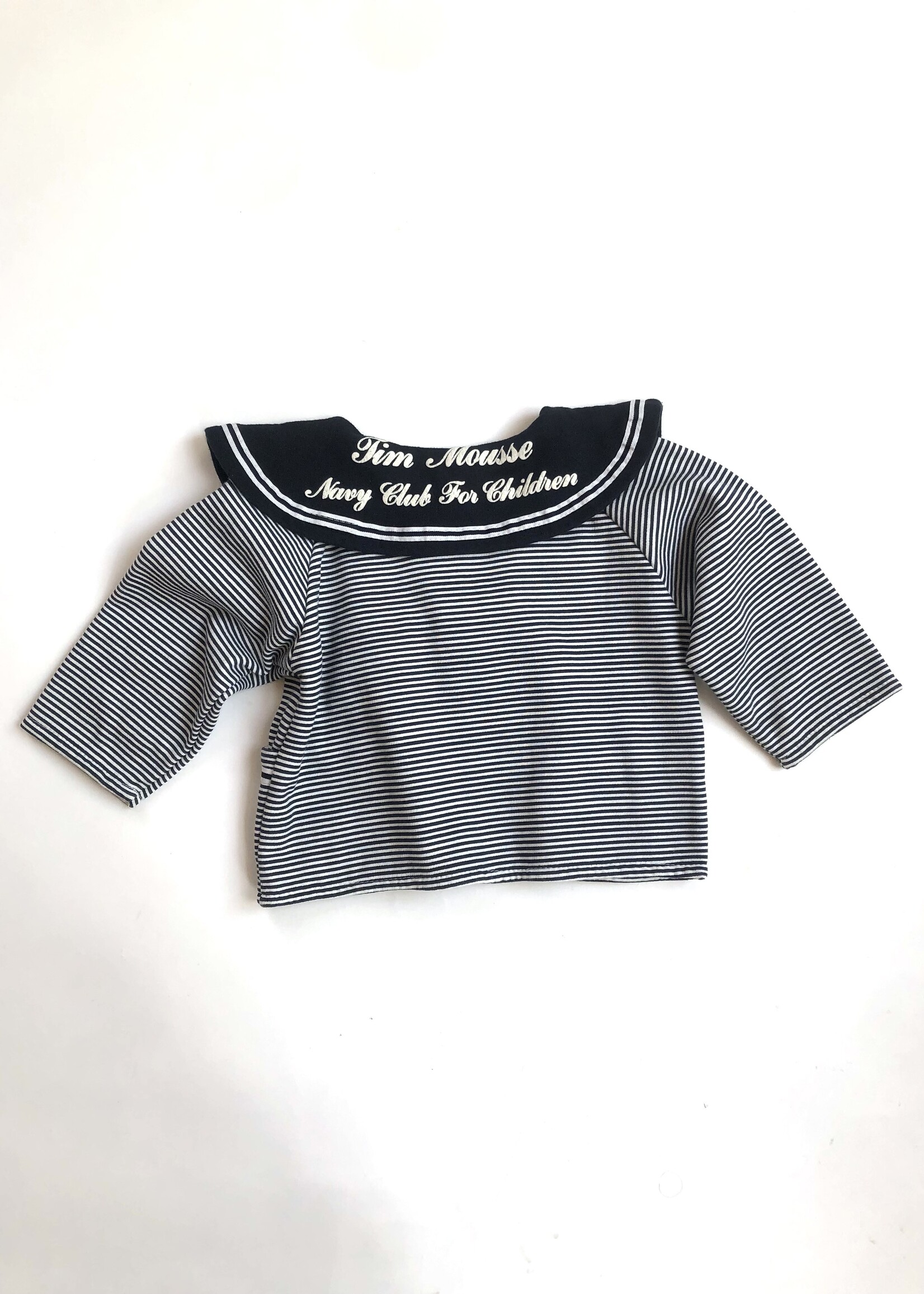 Vintage Striped sailor top/cardigan 18-24m