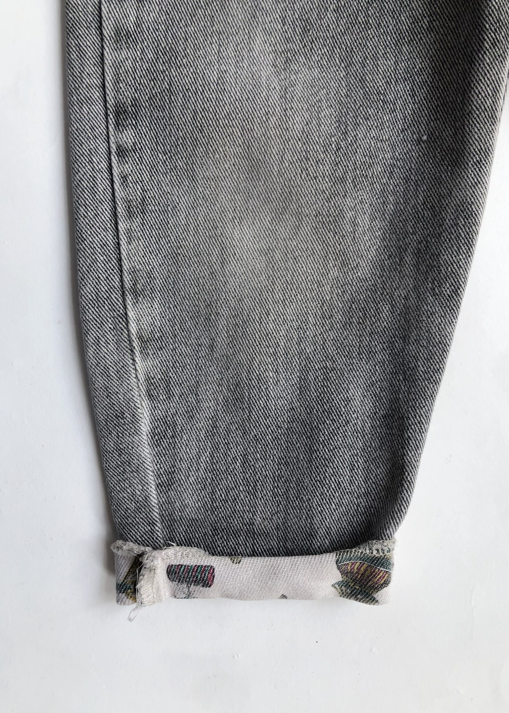Vintage Grey denim 'Flying' Dungarees 12m