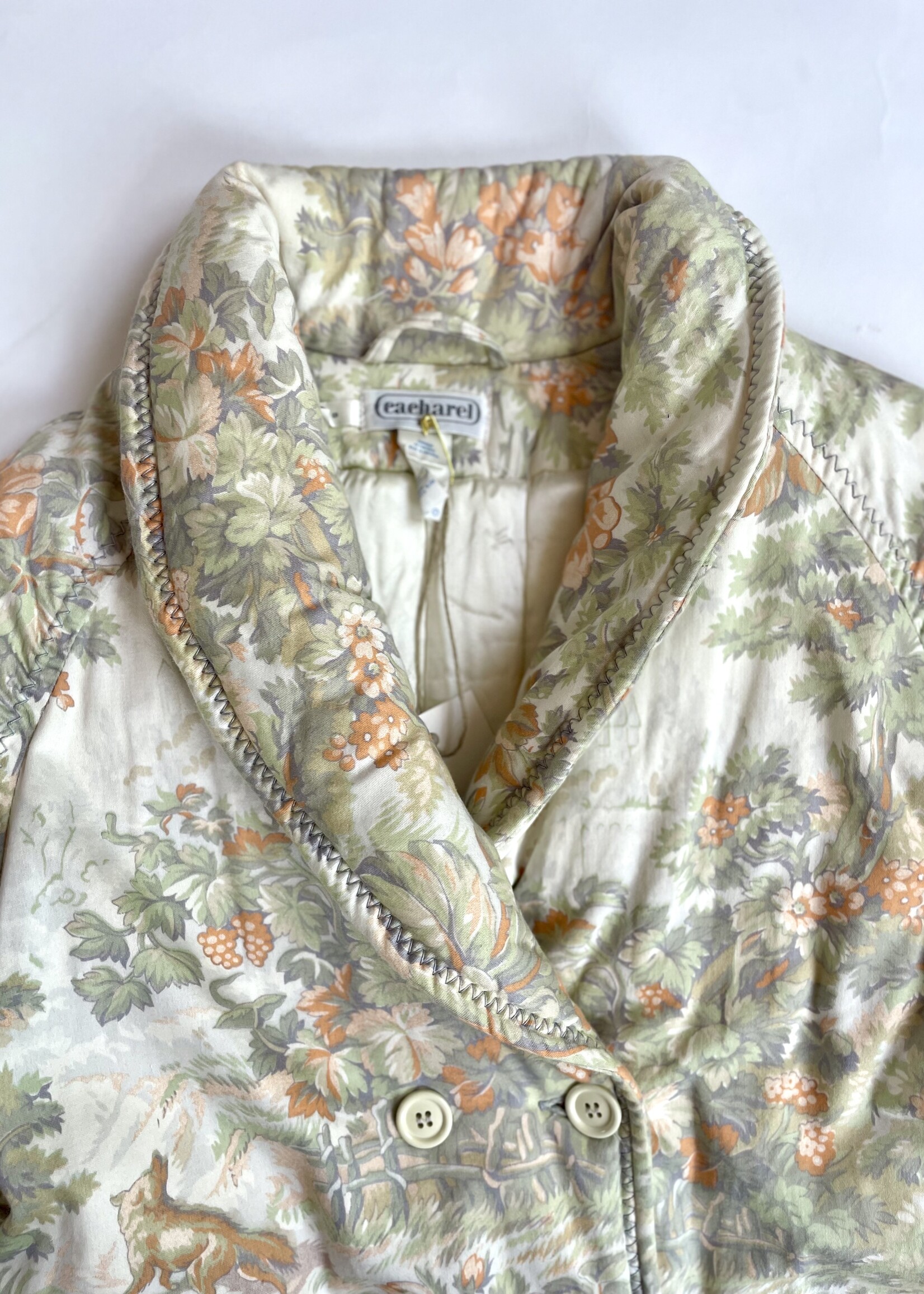 Cacharel Foxy Forest  silky lined coat 8y