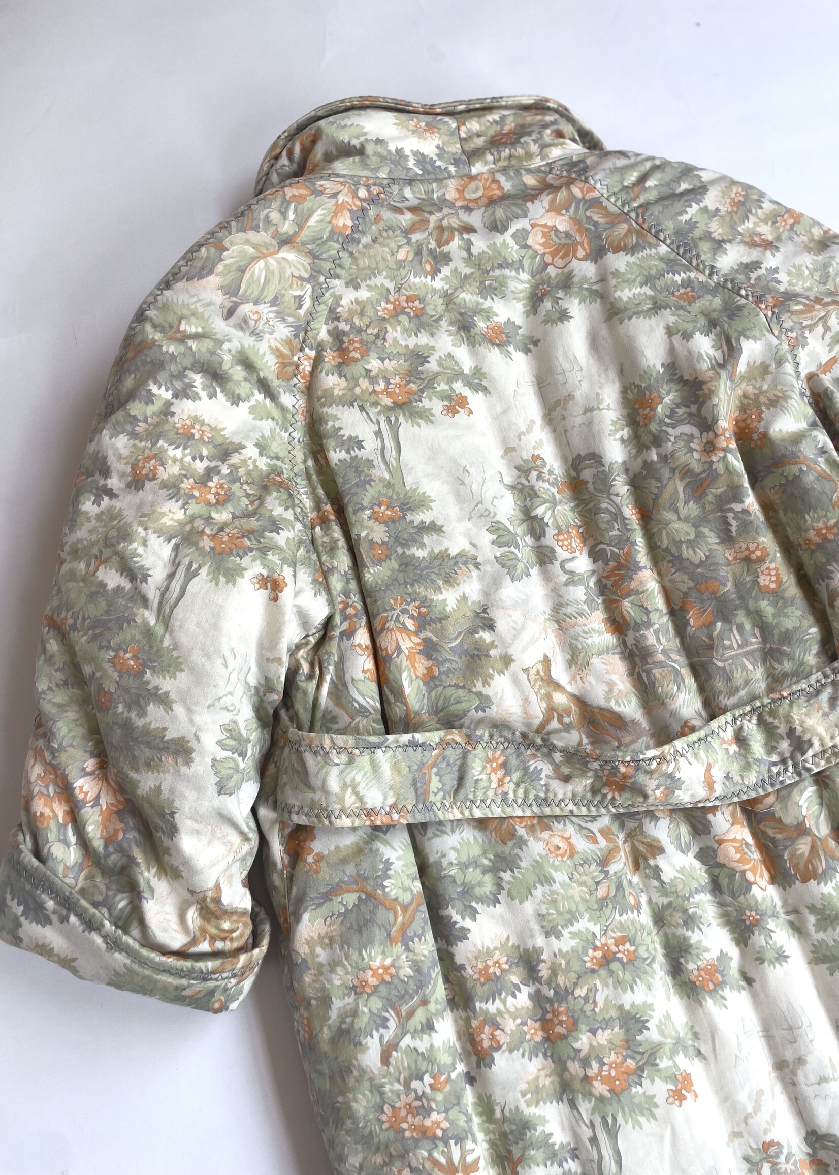 Cacharel Foxy Forest  silky lined coat 8y