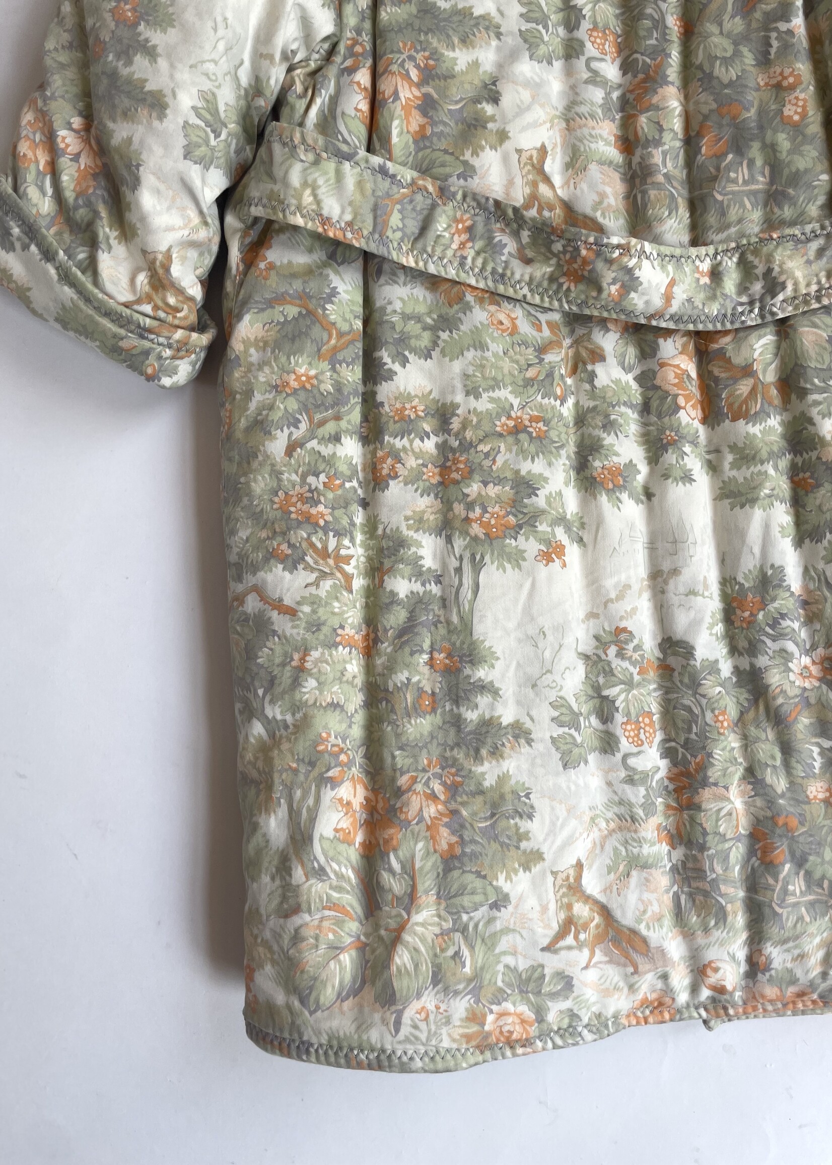 Cacharel Foxy Forest  silky lined coat 8y