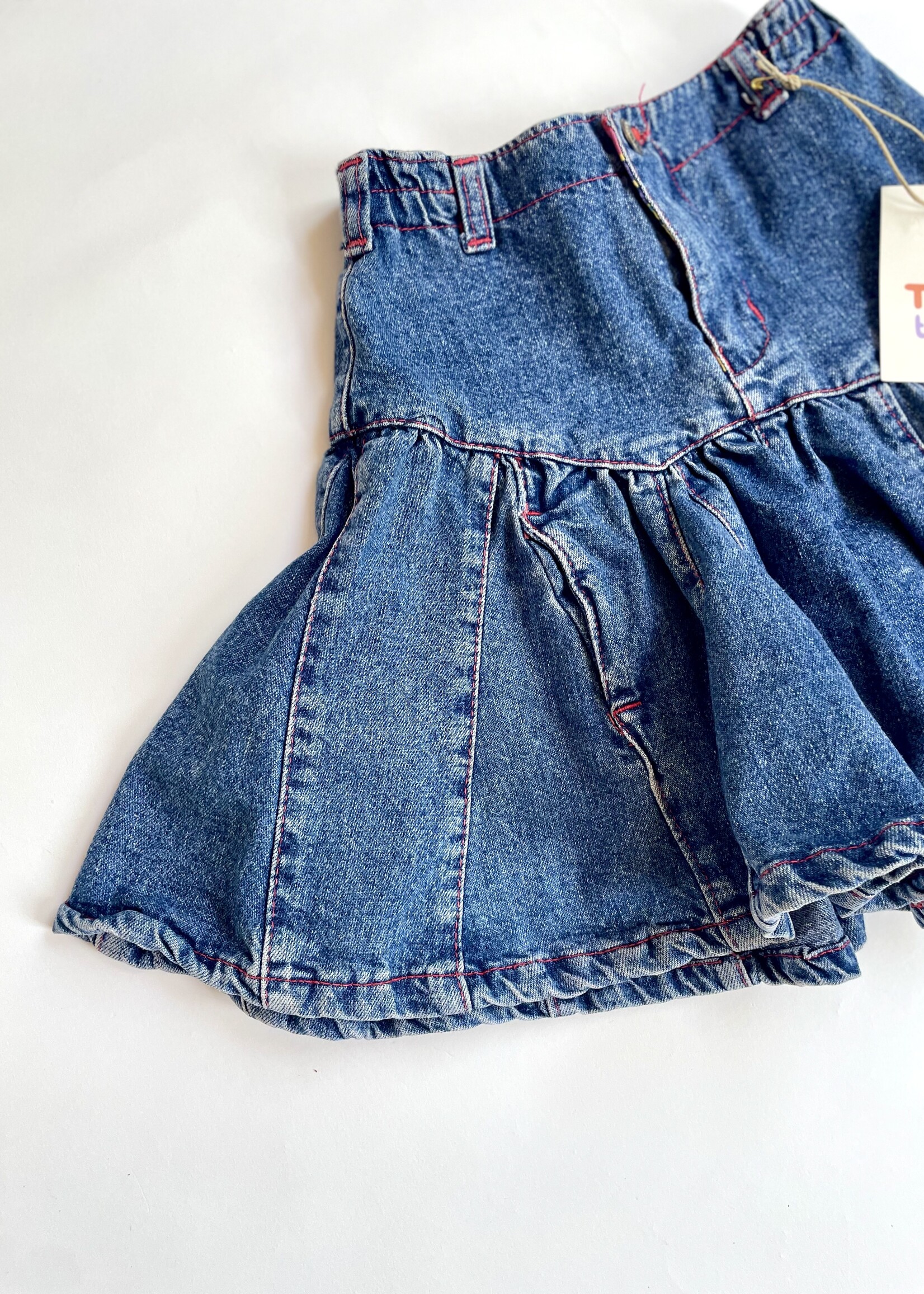 Oilily Wide flowy denim skort 4-6y