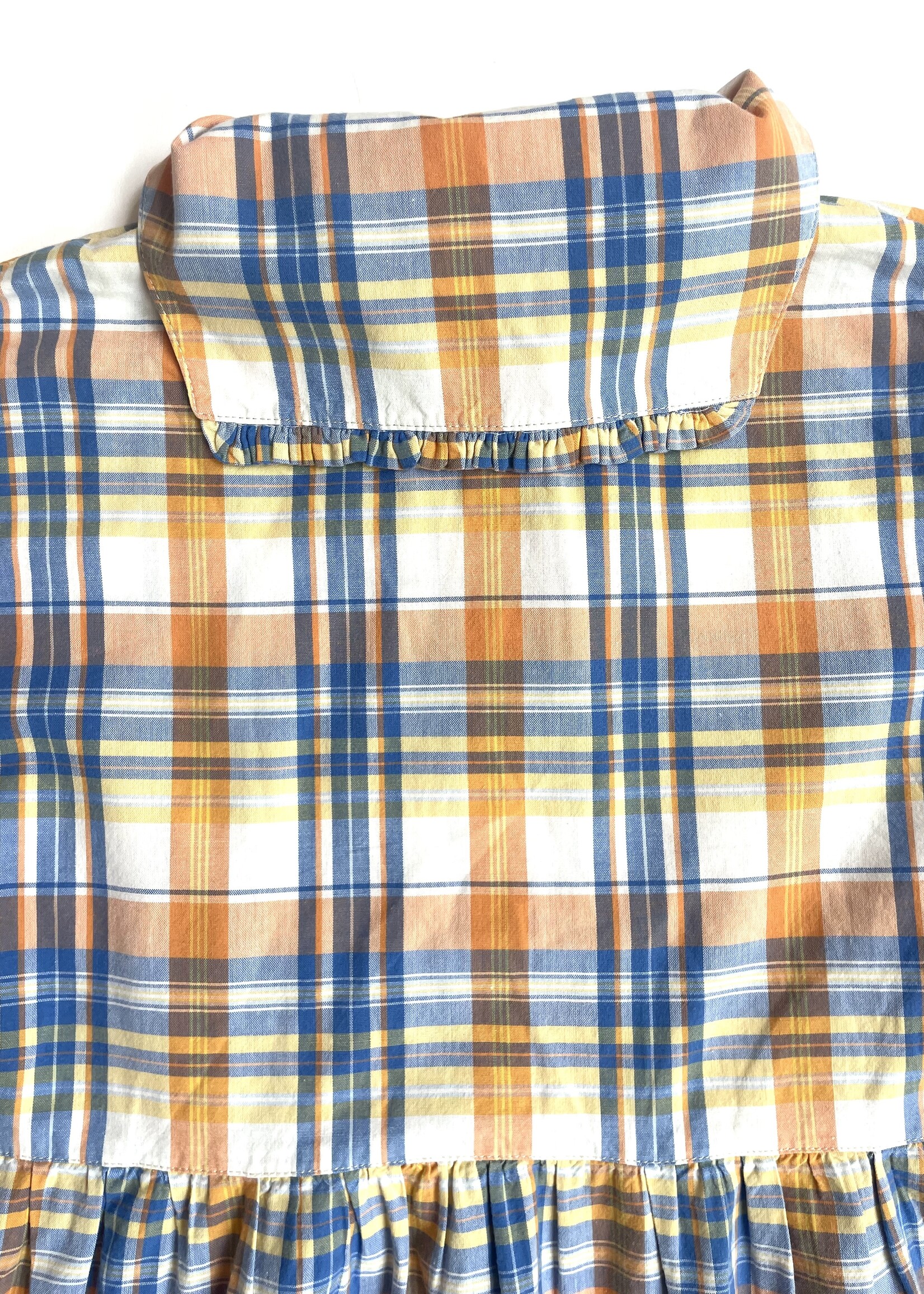 Vintage Wide fit checked sailor dress 6y