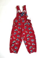 OshKosh USA Construction Vehicles dungarees 4y