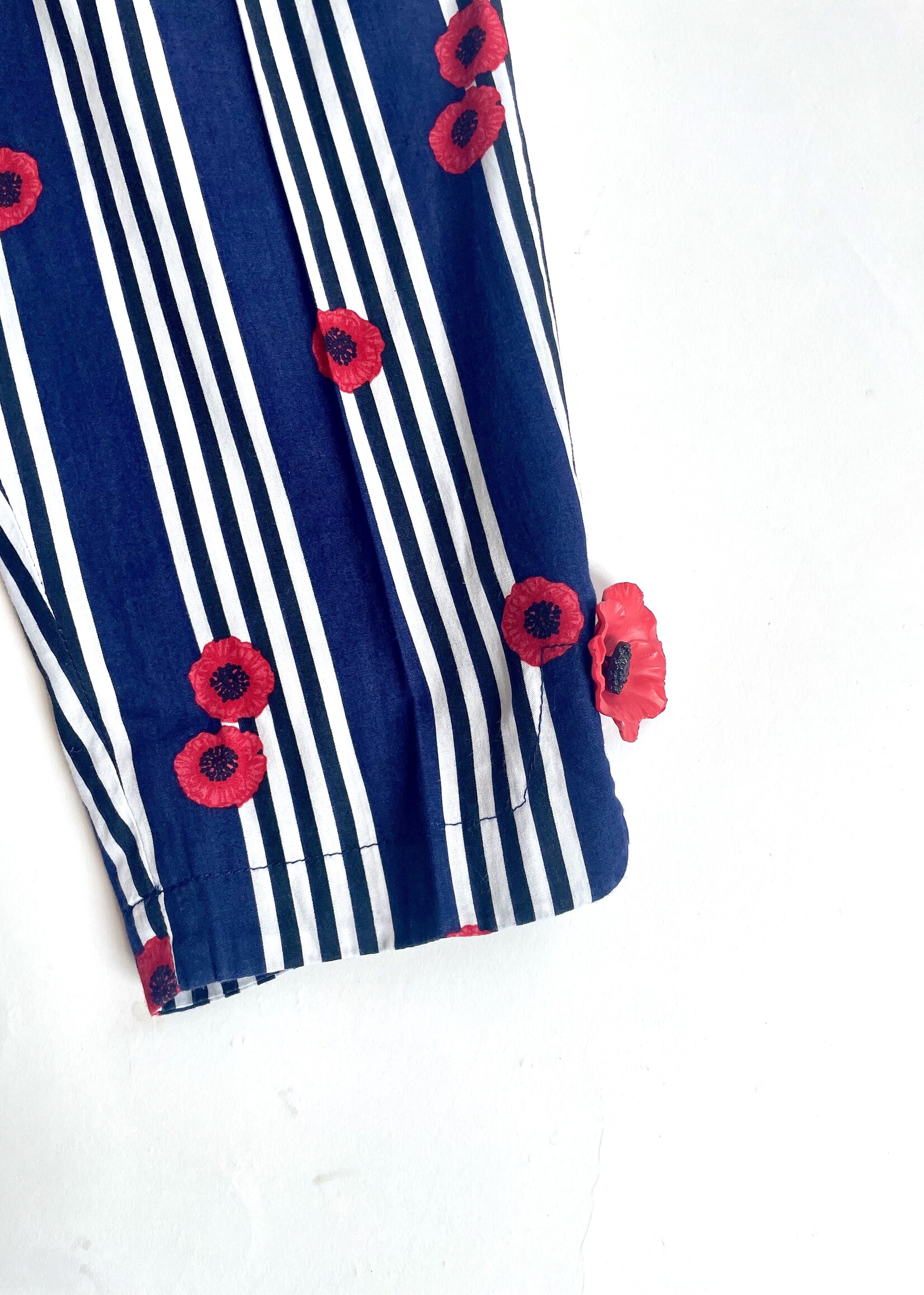 Vintage Poppy Roses set 4y