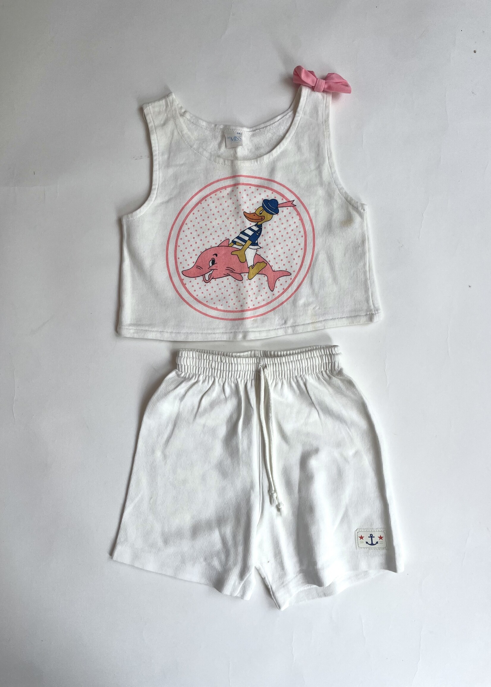 Vintage Duck on Dolphin Sailor set 18-24m