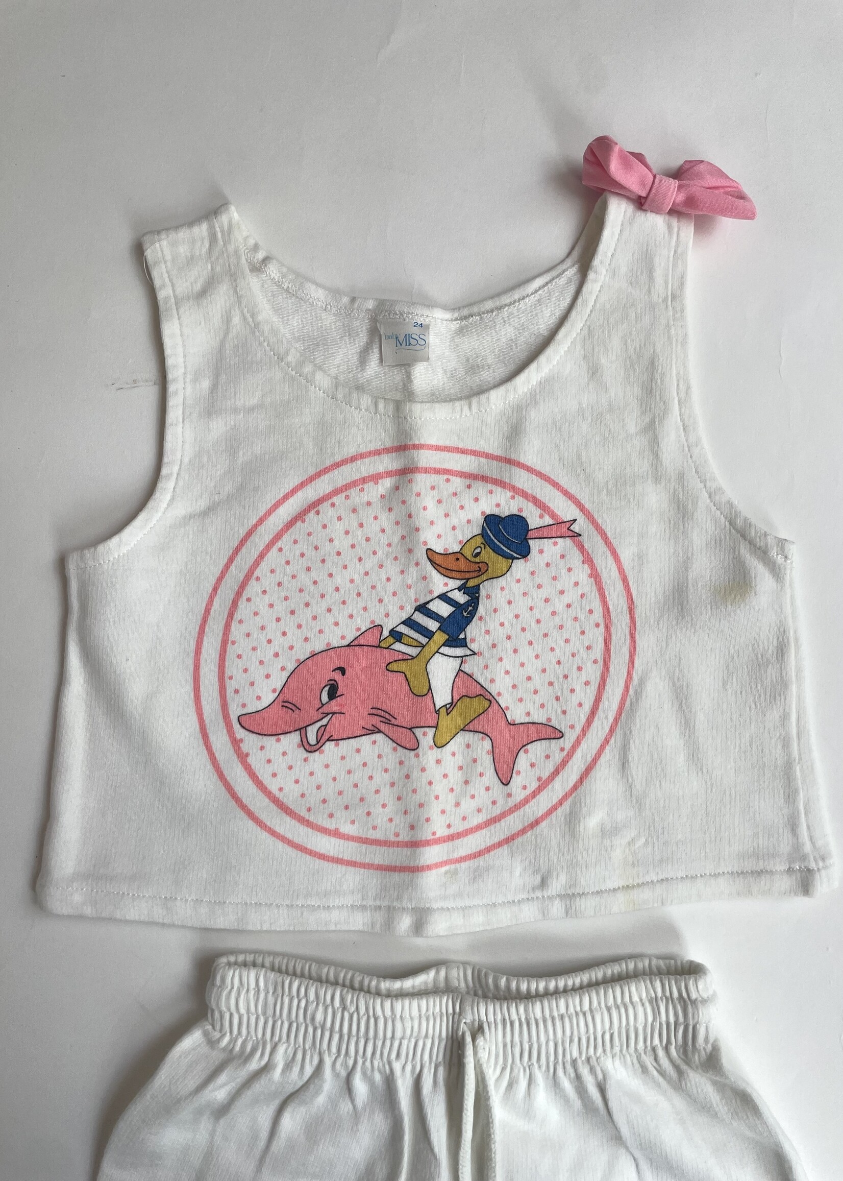 Vintage Duck on Dolphin Sailor set 18-24m