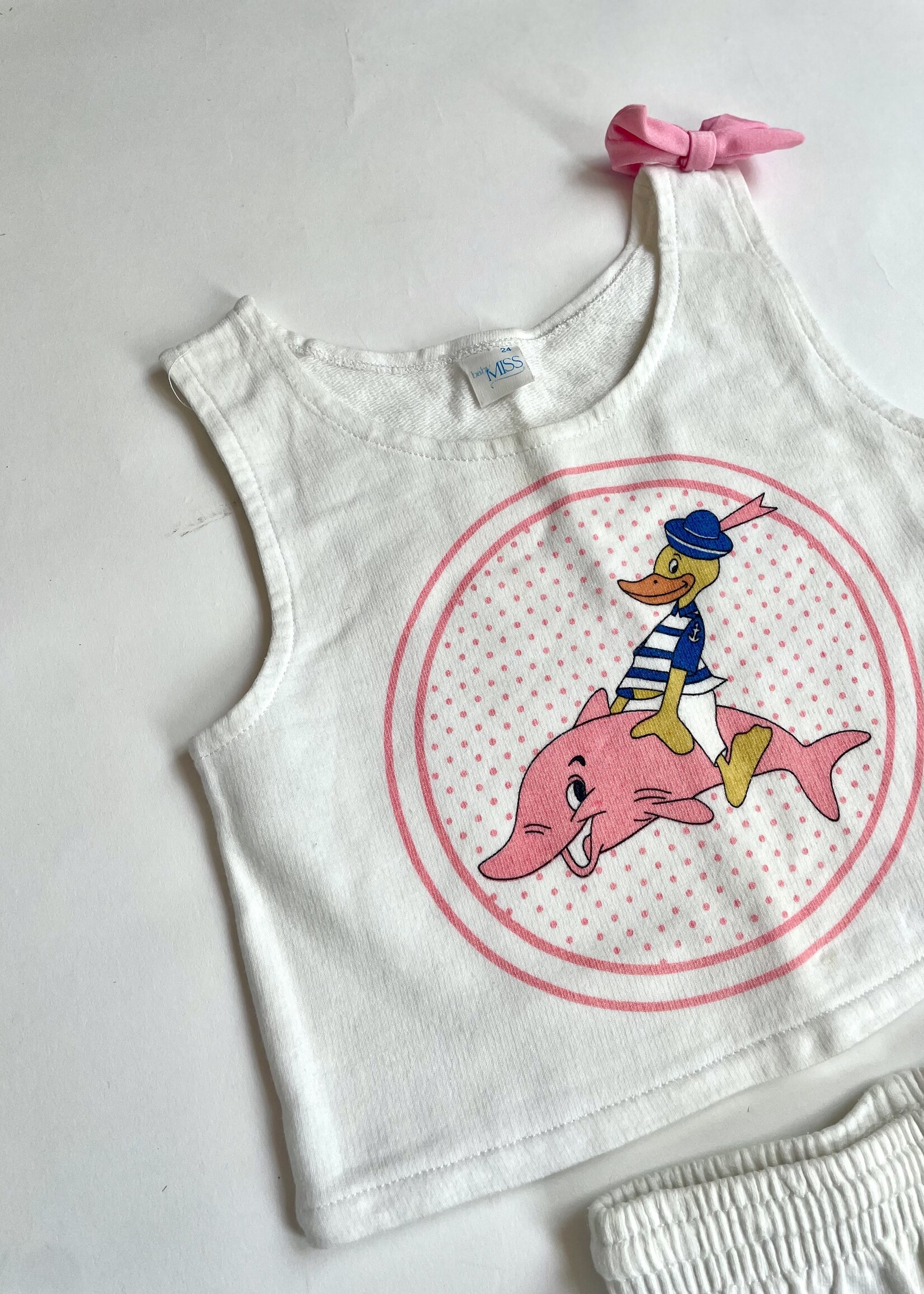 Vintage Duck on Dolphin Sailor set 18-24m