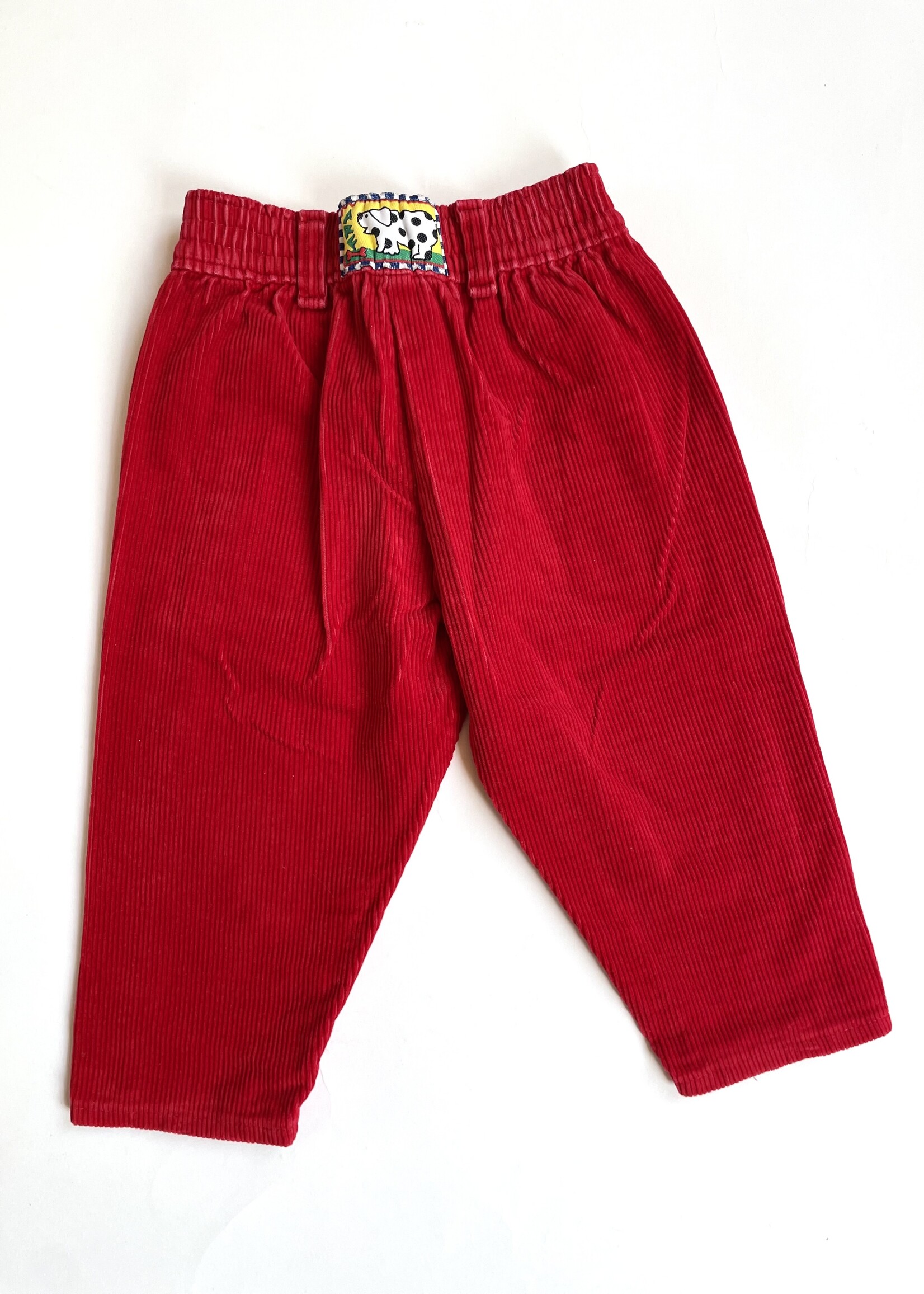 OshKosh USA Red velvet pants 18-24m