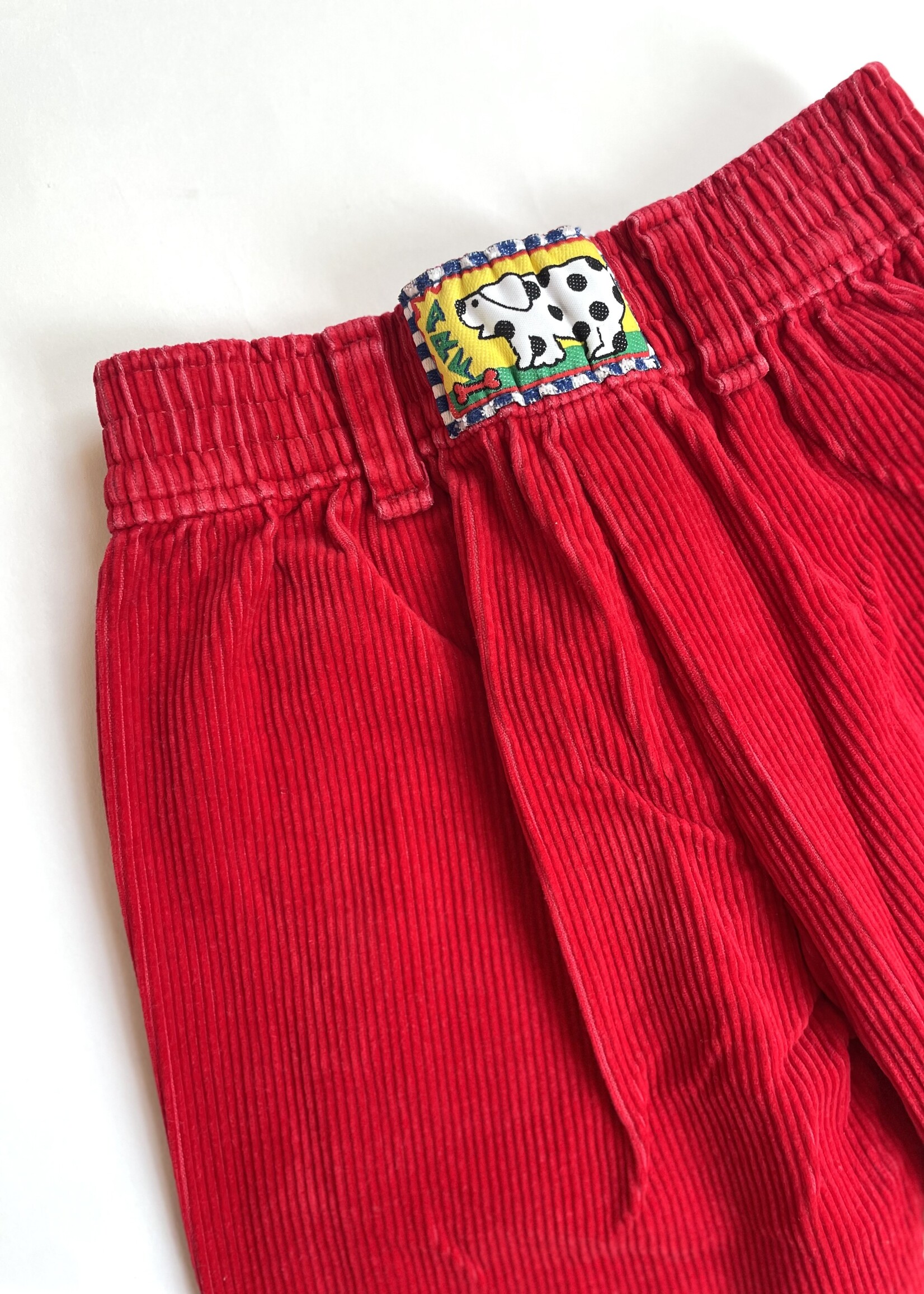 OshKosh USA Red velvet pants 18-24m