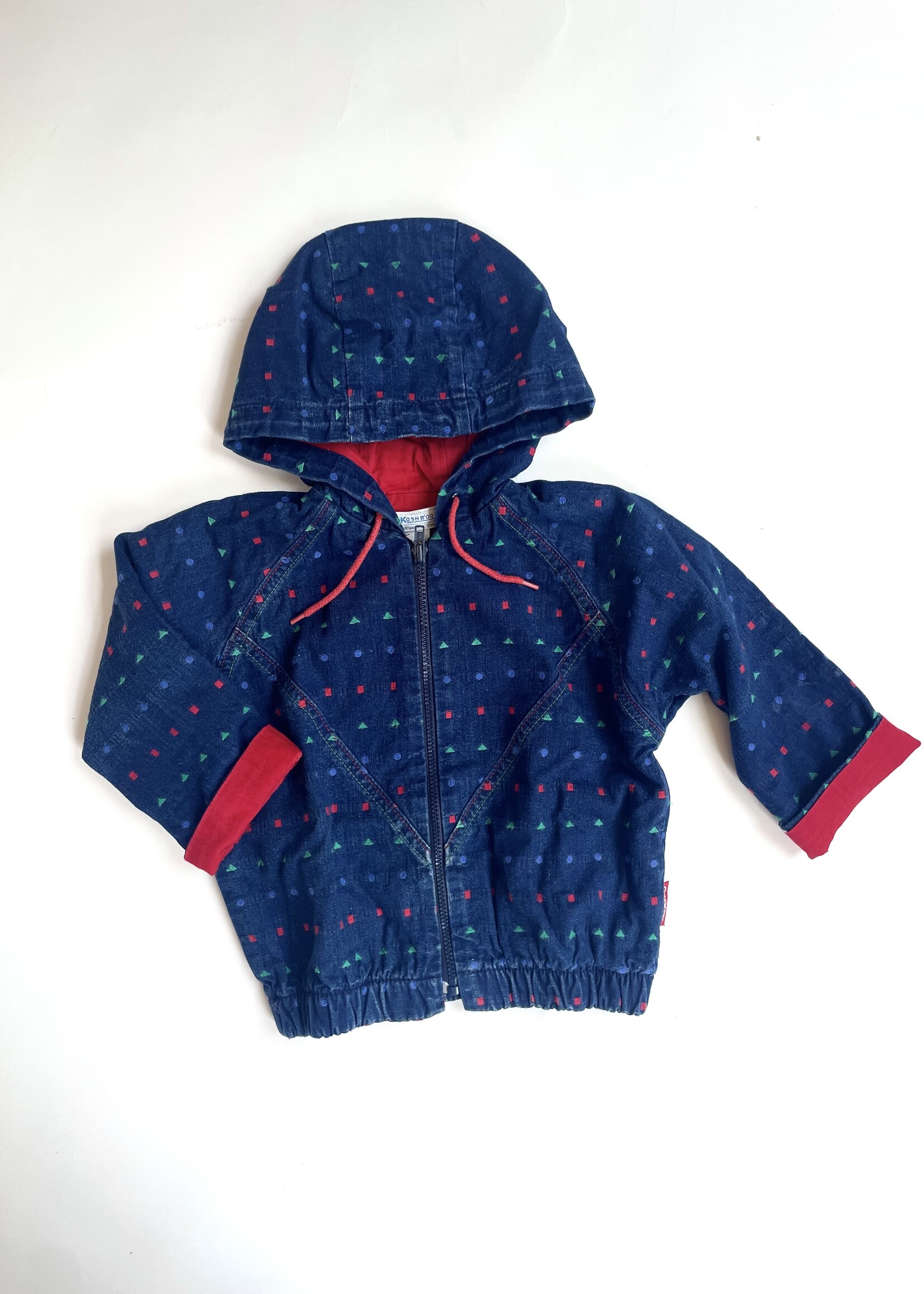 OshKosh USA Primary denim jacket 12-18m