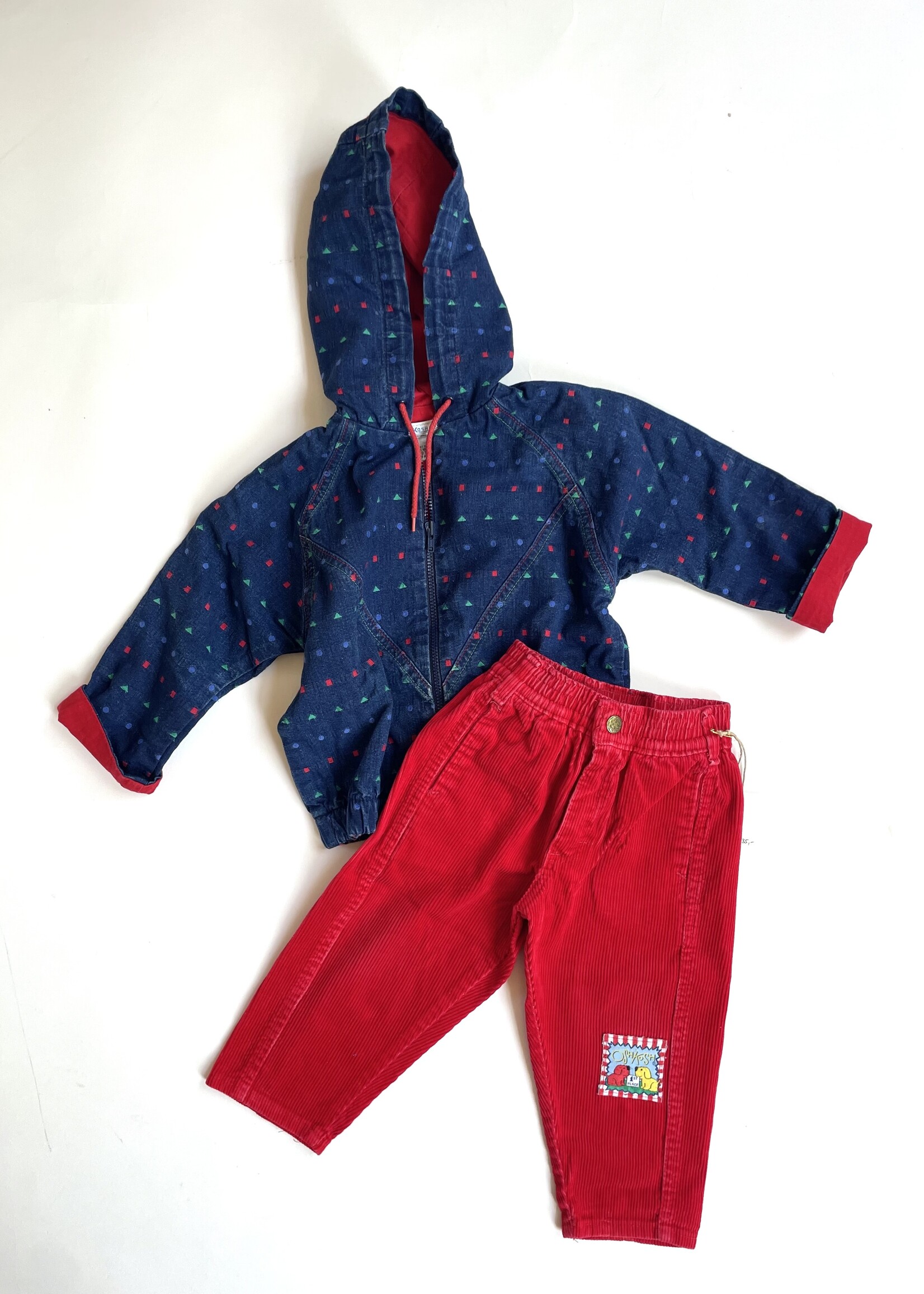 OshKosh USA Primary denim jacket 12-18m