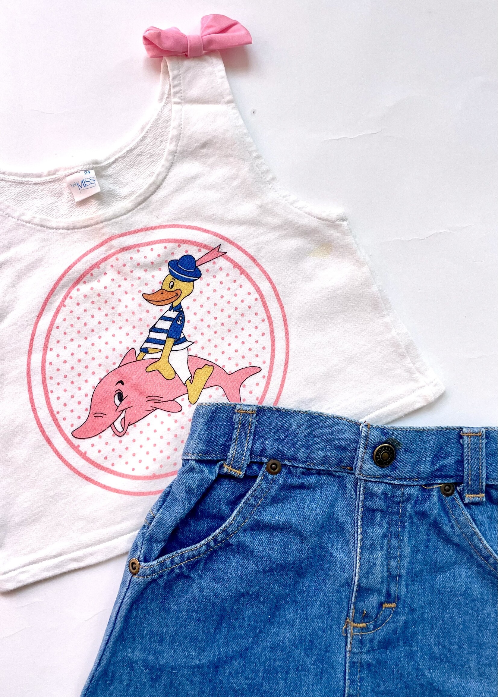 Vintage Duck on Dolphin Sailor set 18-24m