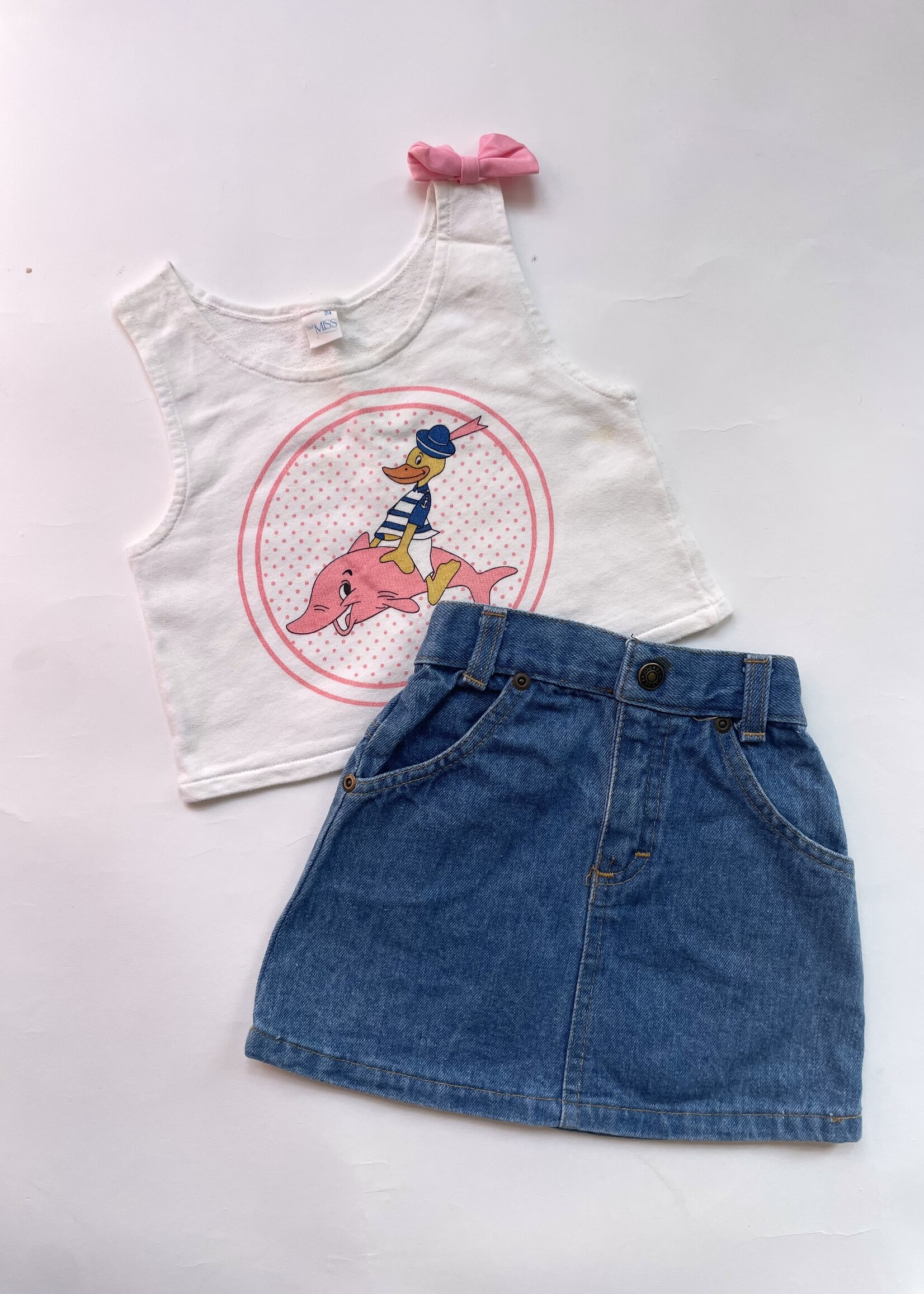 Vintage Duck on Dolphin Sailor set 18-24m