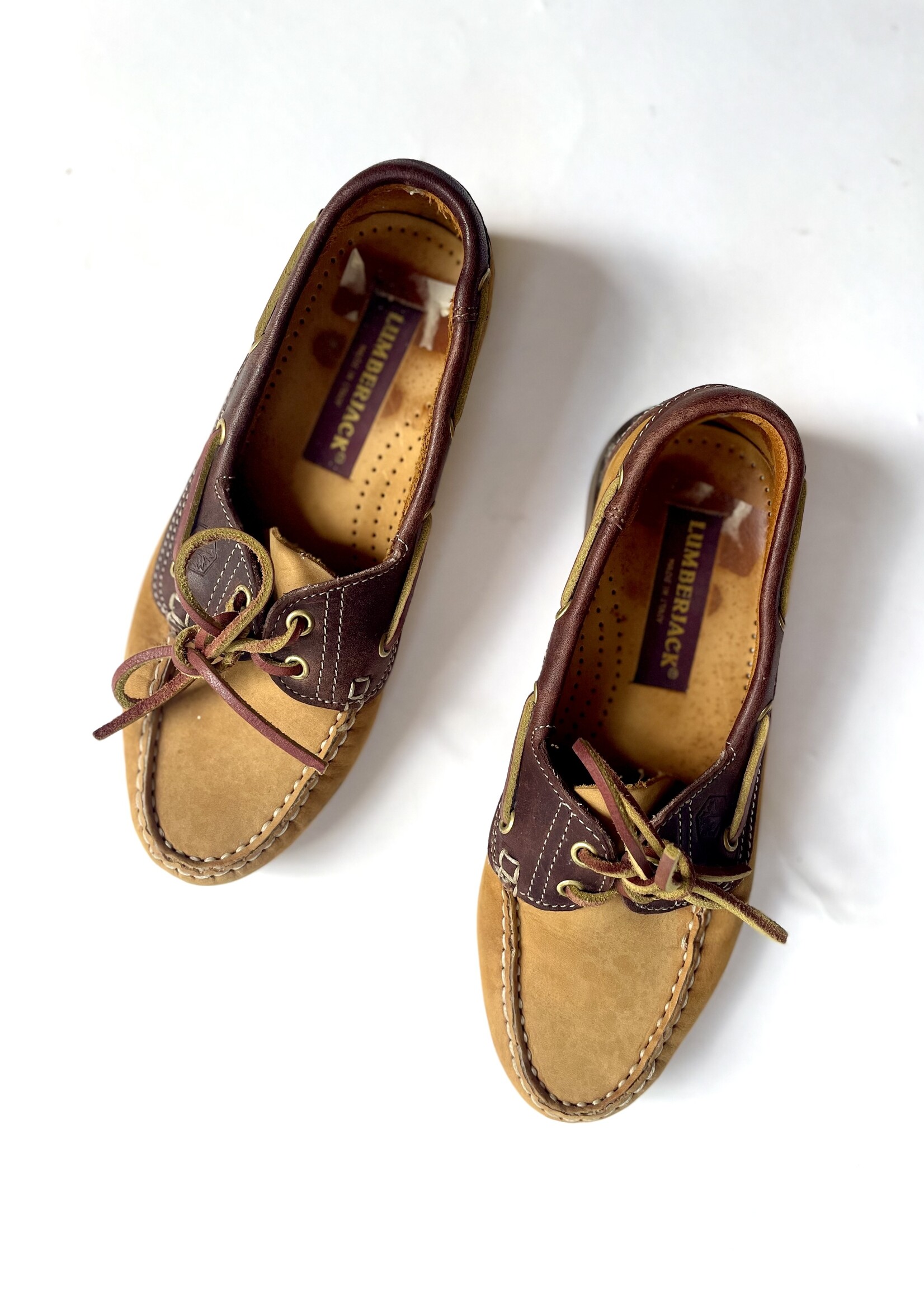 Lumberjack Multi Coloured leather boat shoes 37