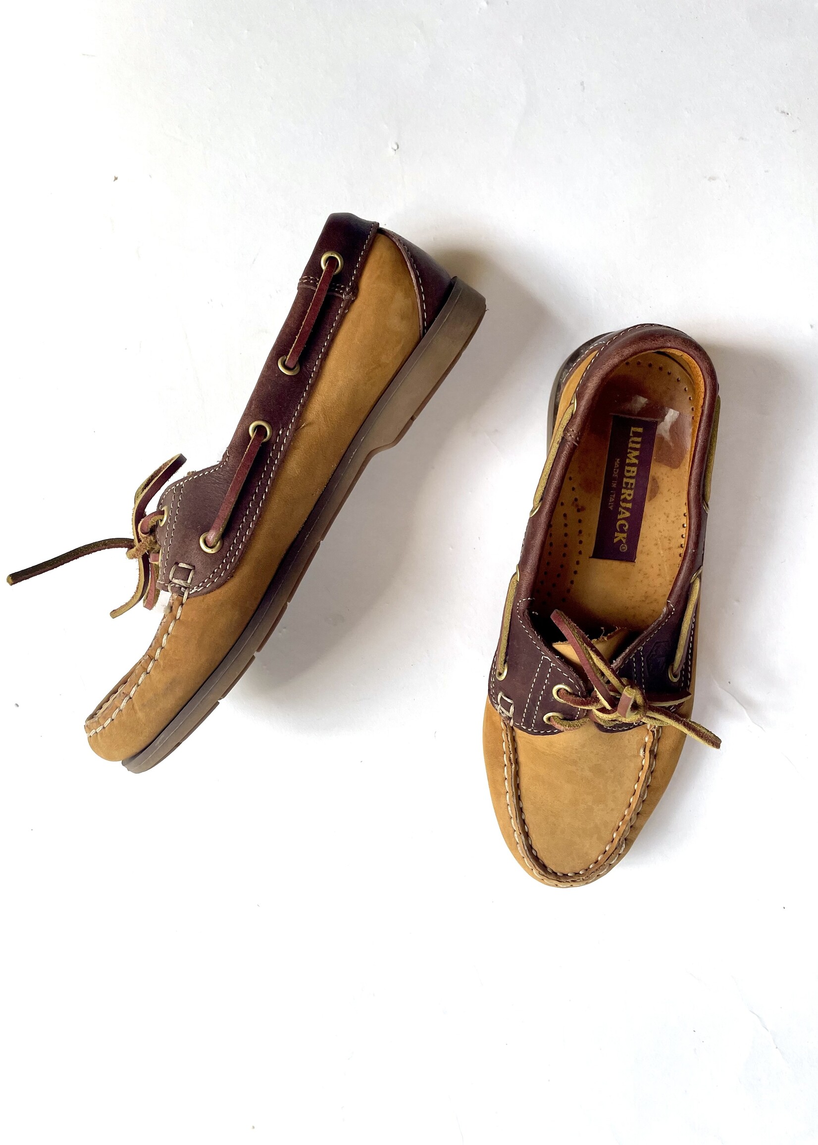 Lumberjack Multi Coloured leather boat shoes 37