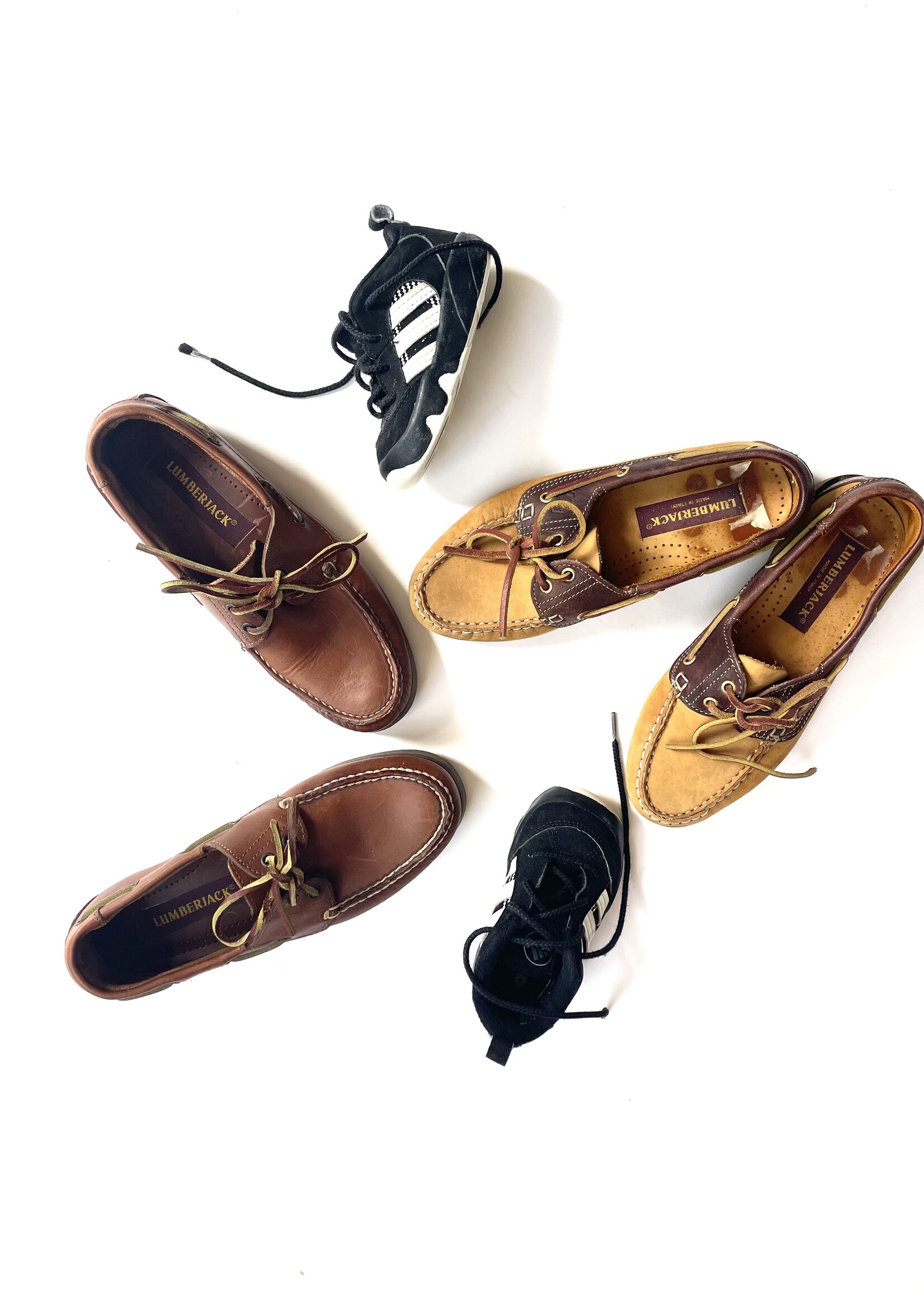 Lumberjack Multi Coloured leather boat shoes 37