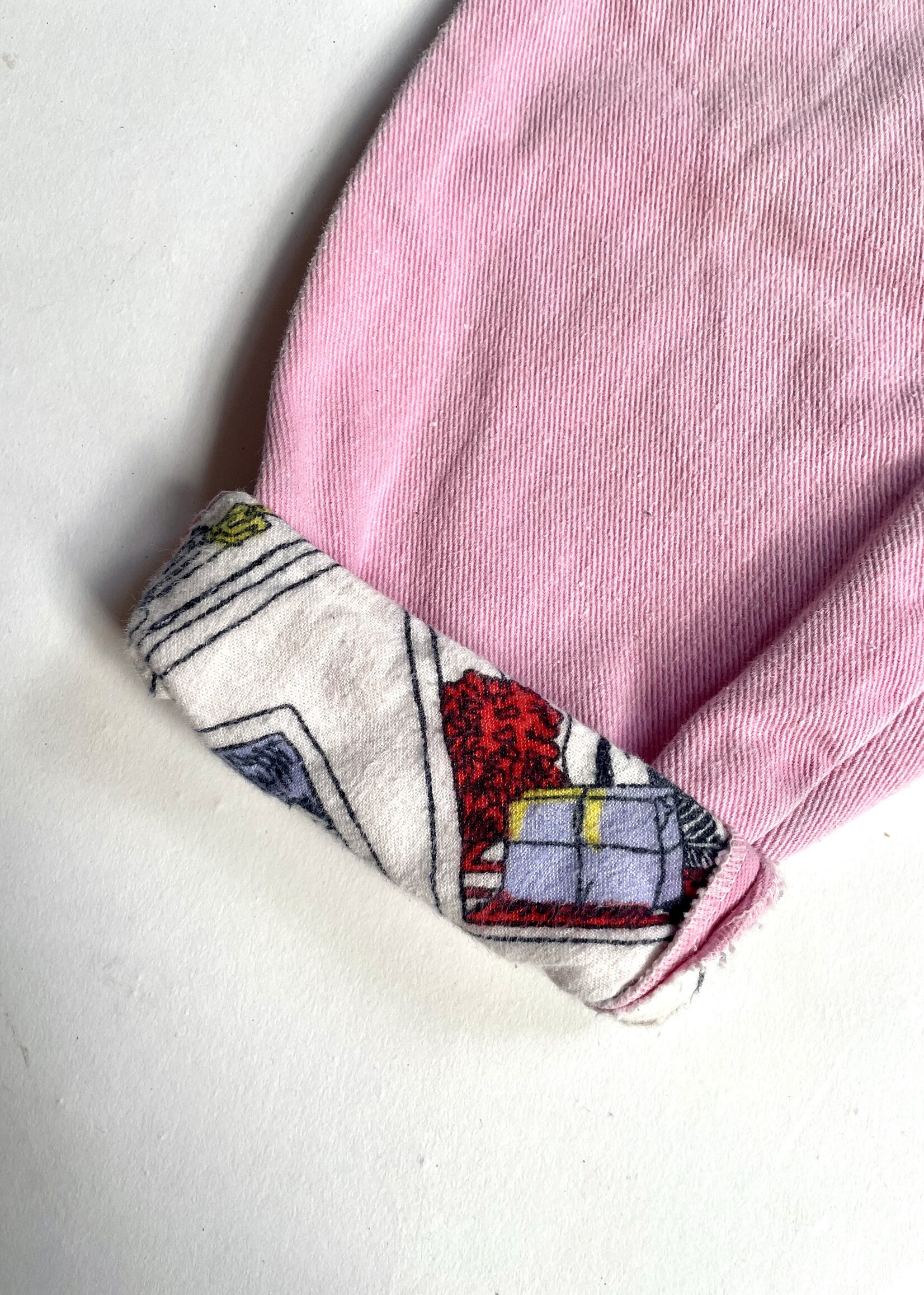 Vintage Pink Lined Worker Jeans 4-6y
