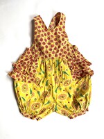 Vintage Floral boxy playsuit 3y