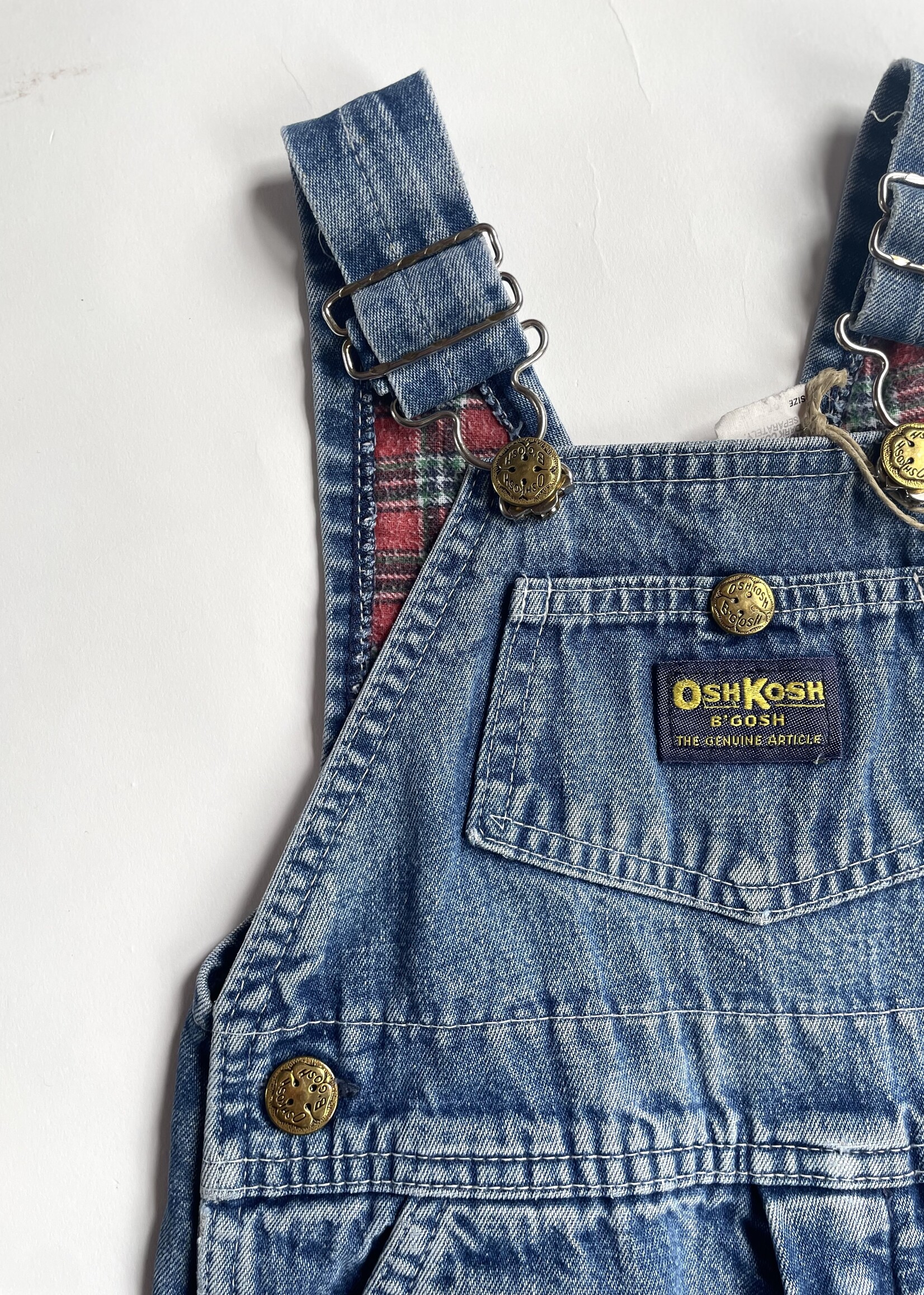OshKosh USA Lined Denim Dungarees 18m