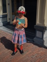 Oilily Cheched skirt 6-8y