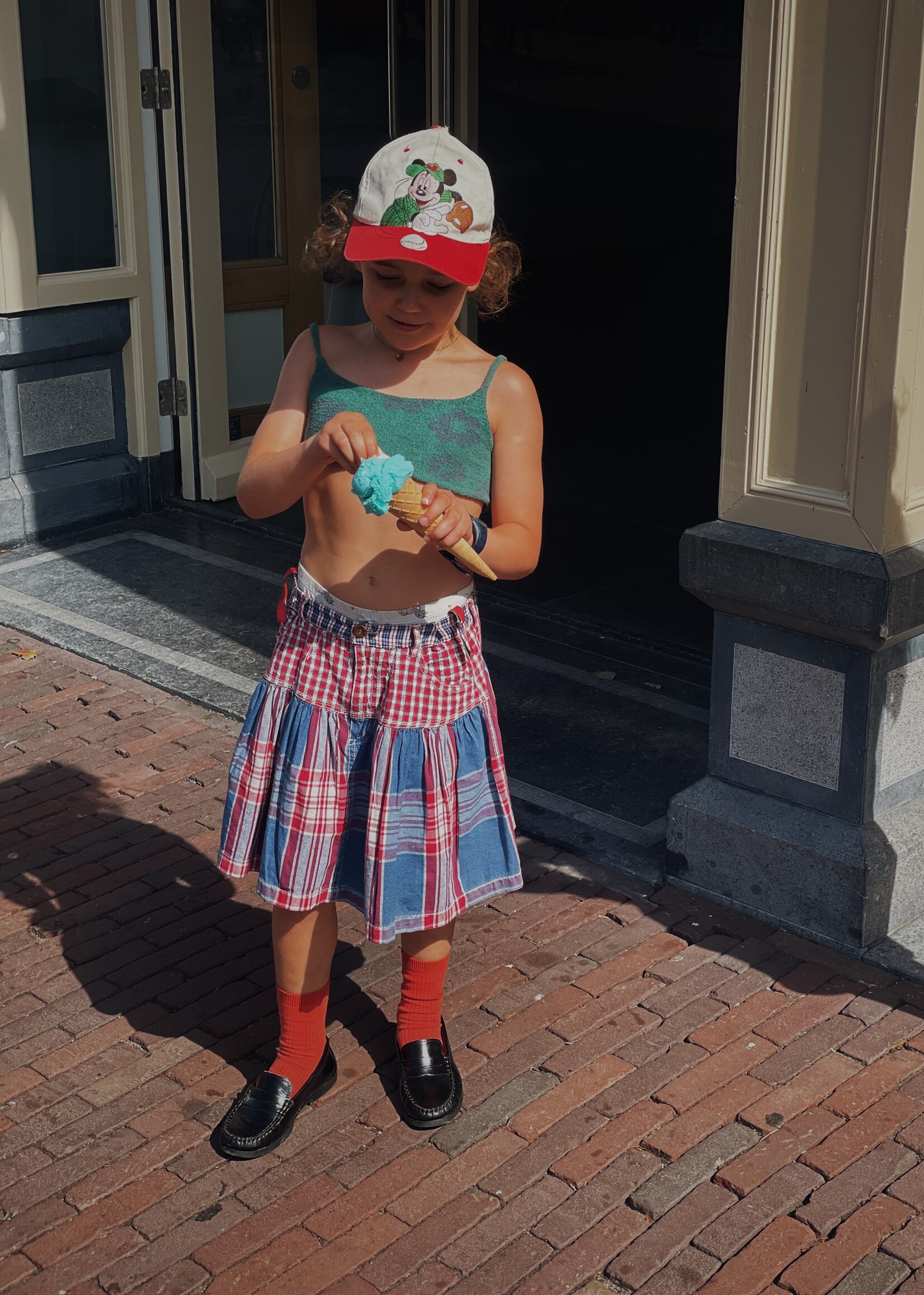 Oilily Cheched skirt 6-8y
