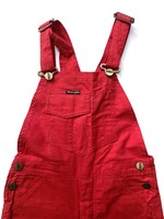 Wrangler Red denim Dungarees 10y