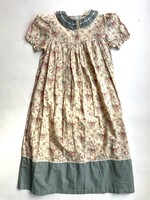 Cacharel Floral Vichy Gown/dress 10y