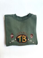 Vintage Green College Sweater 6y