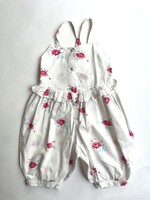 Cacharel Frilly Roses dungarees 12m