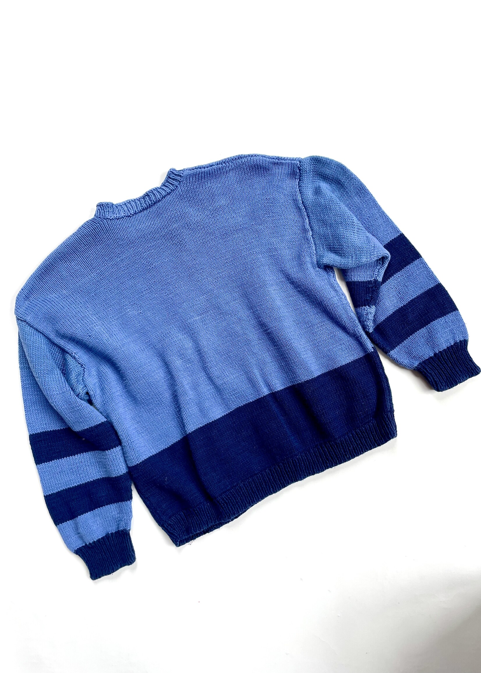 Handmade Blue Seagull Sweater 10y