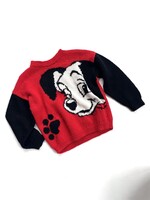 Handmade Red and Black 101 Dalmatiens sweater 6y