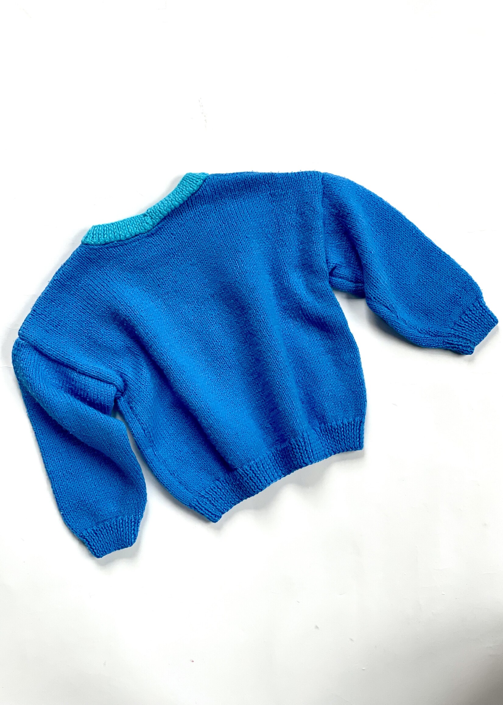 Handmade Snow White Sweater 3y