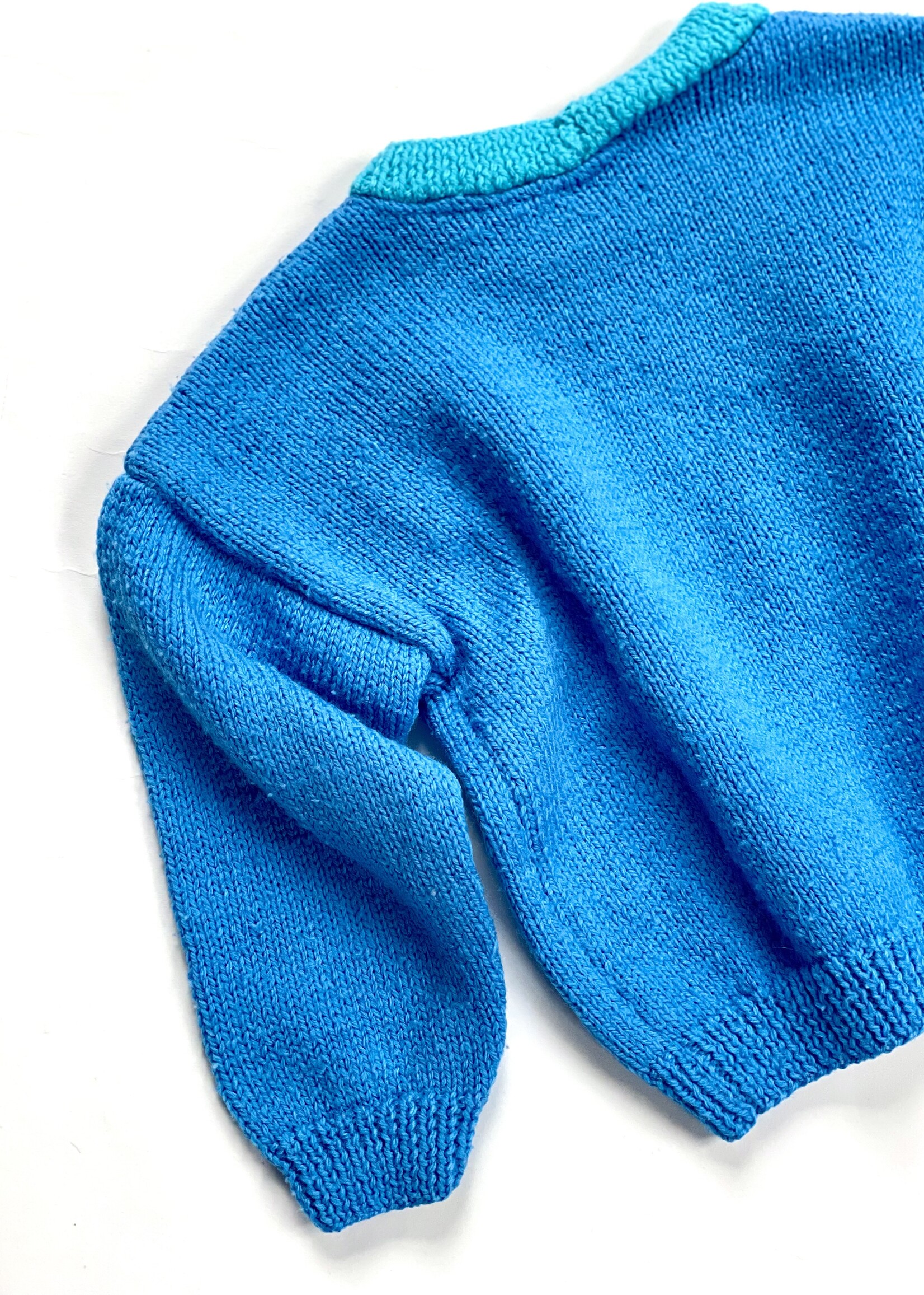 Handmade Snow White Sweater 3y