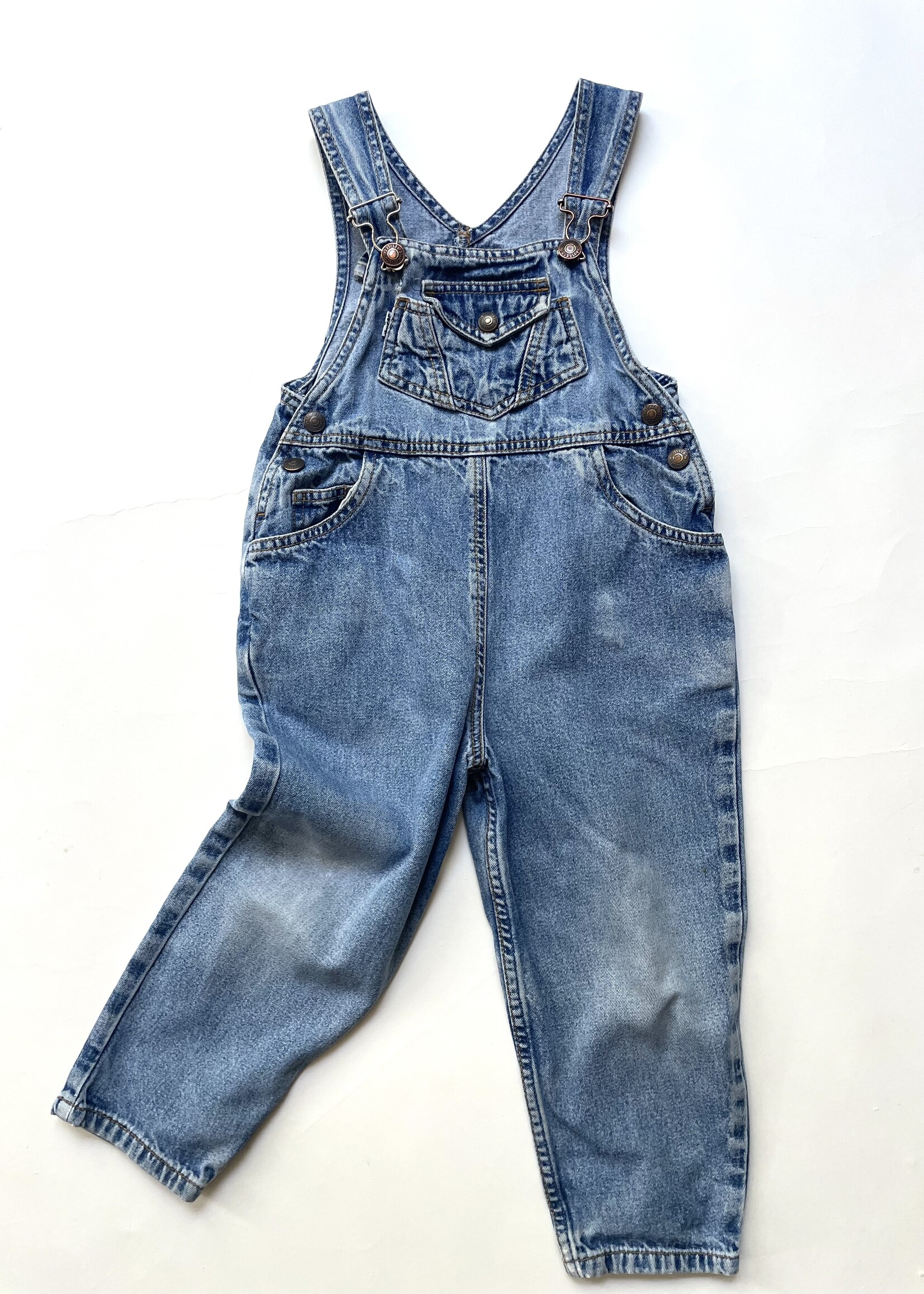 Levi's White Tab Denim Dungarees 3y
