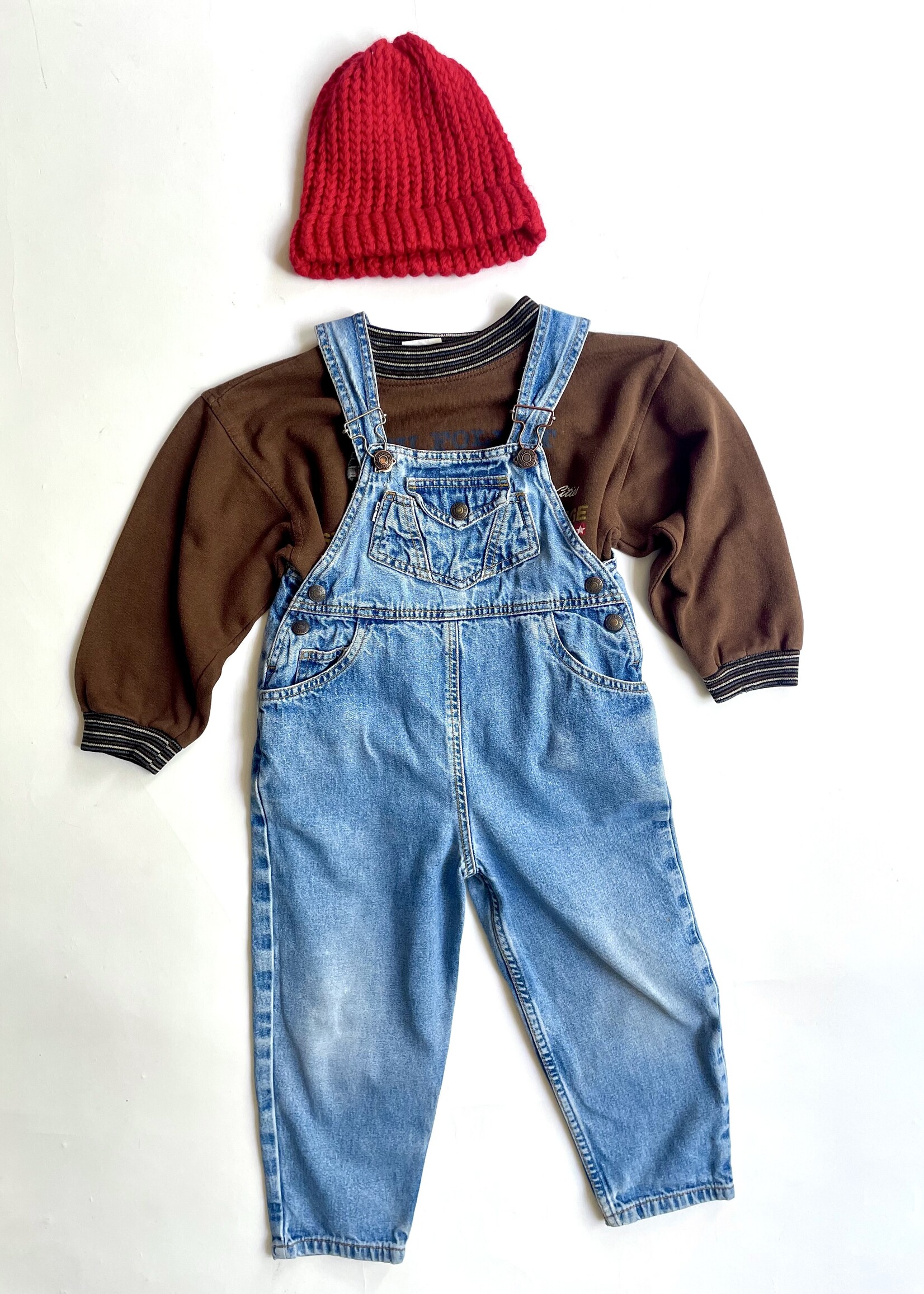 Levi's White Tab Denim Dungarees 3y